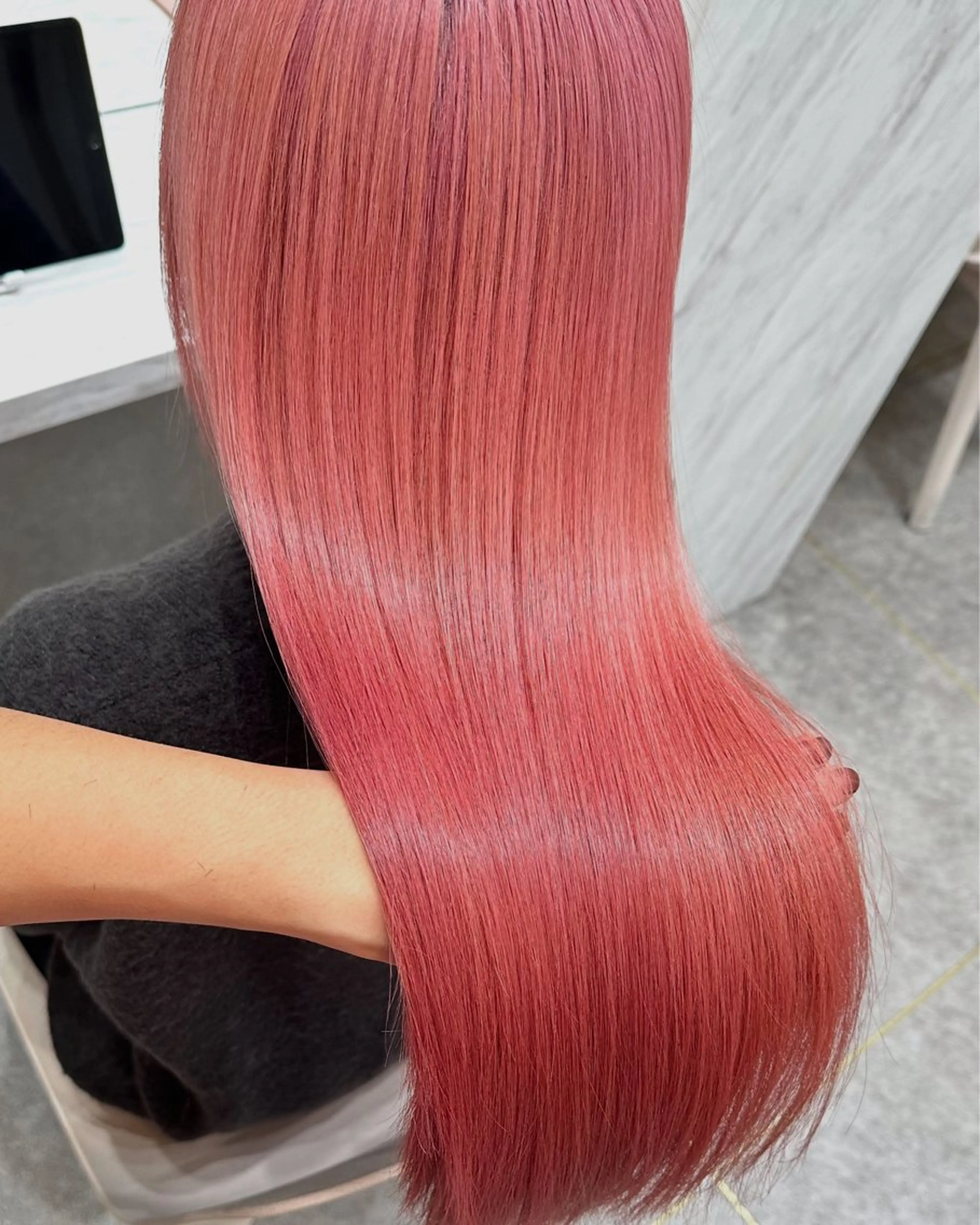 ロング カラー ヘアカラー トリートメント ヘアセット レイヤーダブルカラー KYONのヘアスタイル