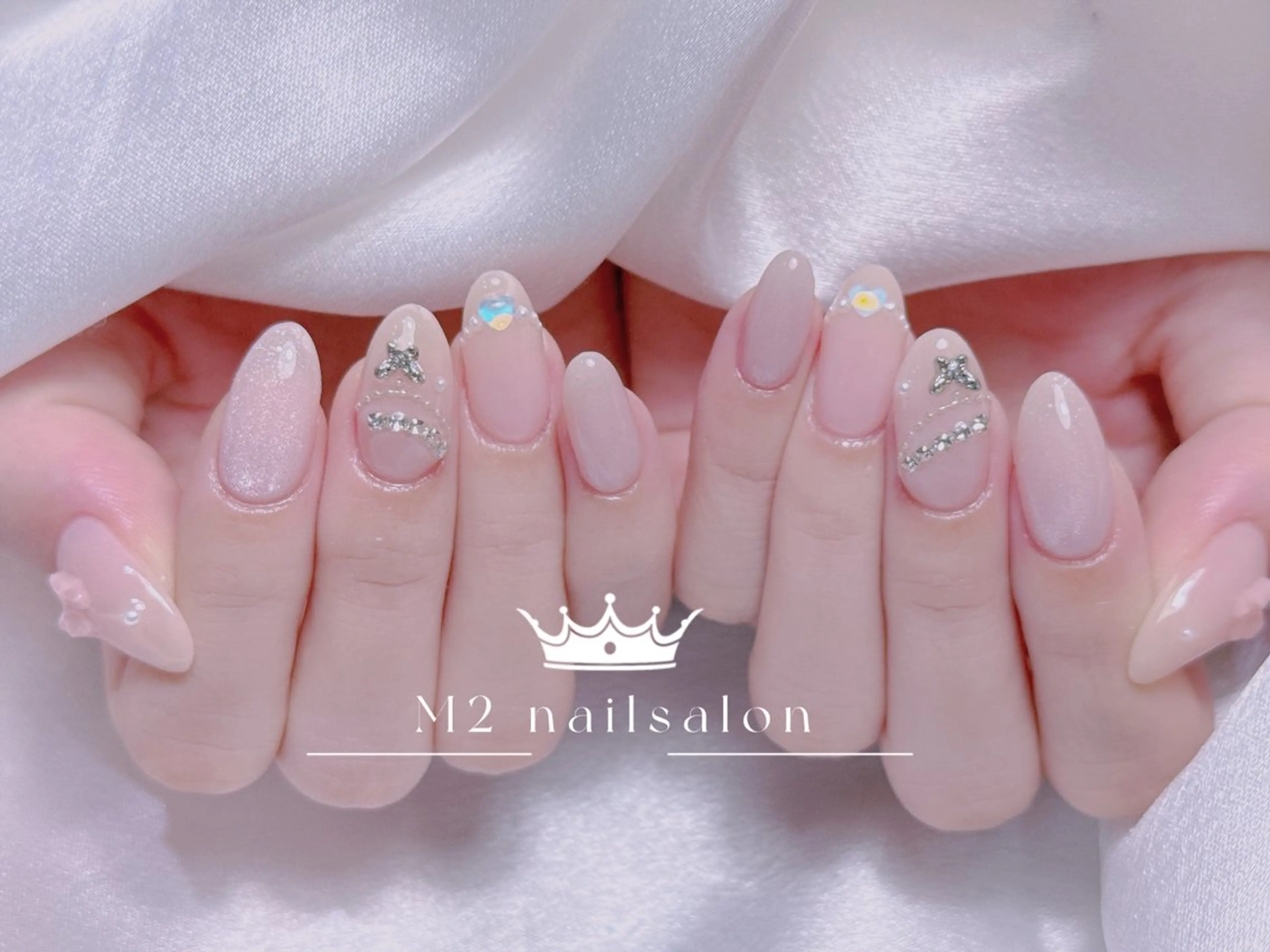 ネイル ハンドネイル 長さだし専門店 M2　rikaのネイルデザイン