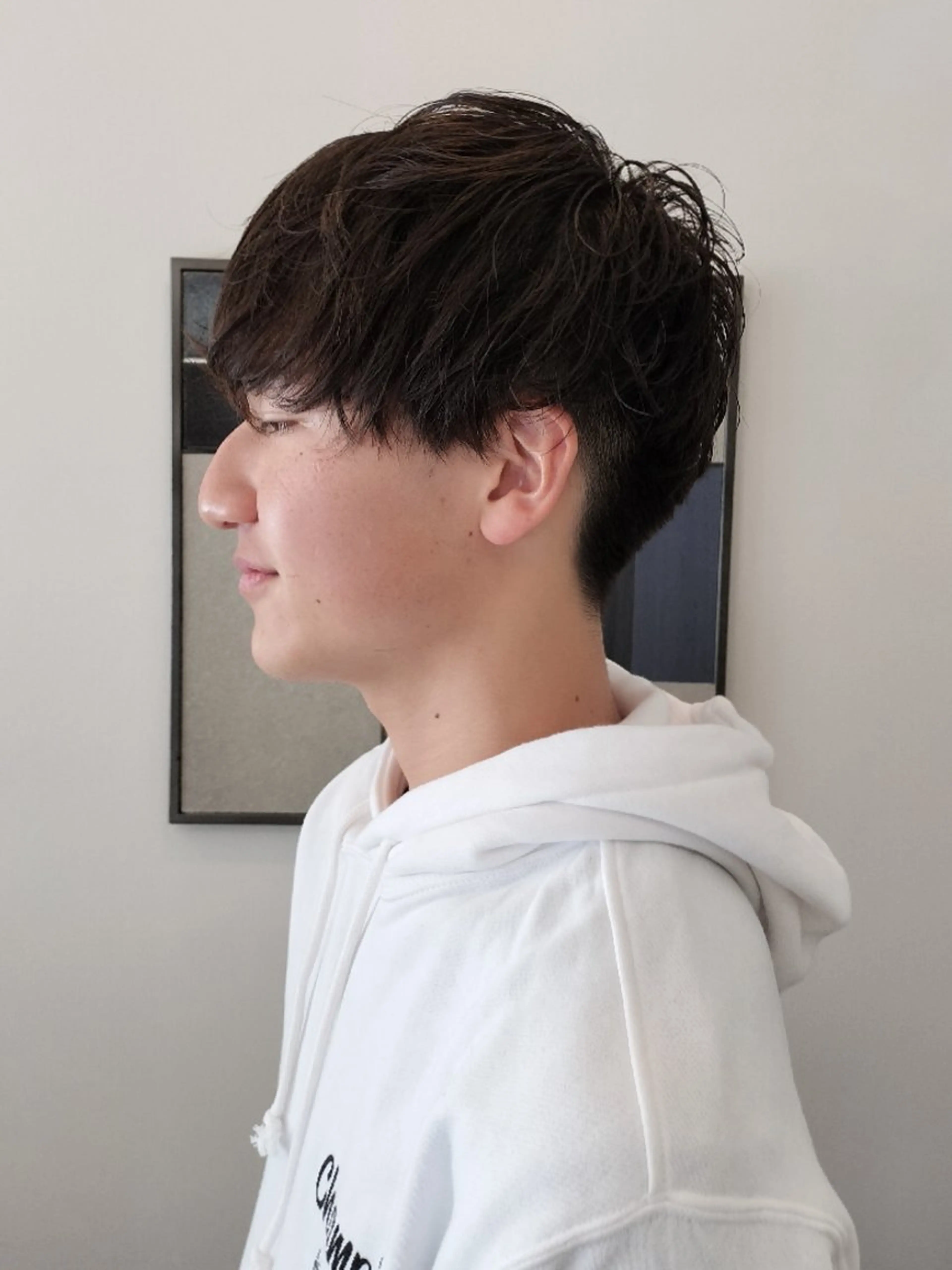 ショート メンズ パーマ メンズパーマ カット パーマ よしだ。カットモデル 募集中🌸のヘアスタイル