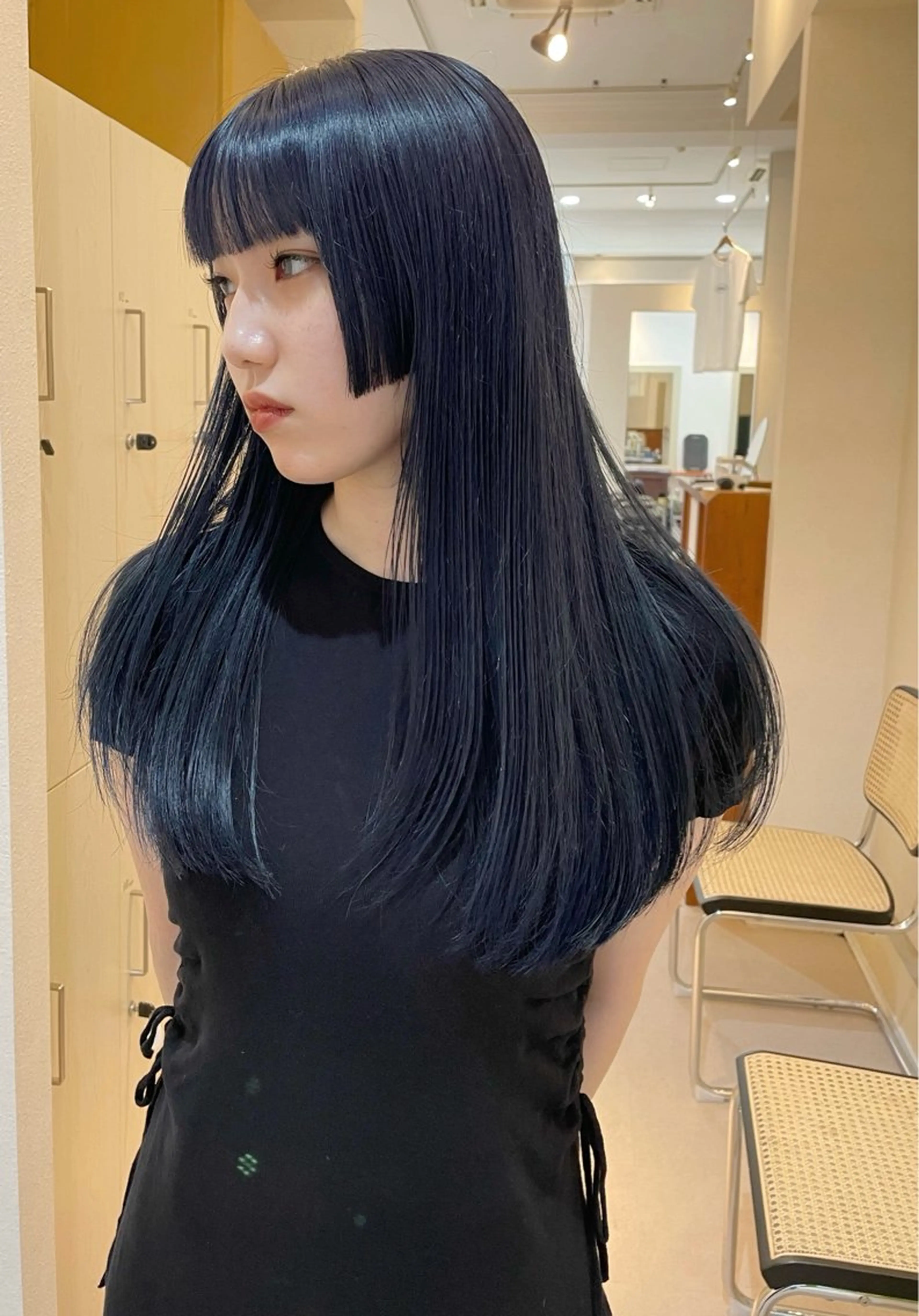 ロング ヘアカラー トリートメント KAZU keshiki大名のヘアスタイル