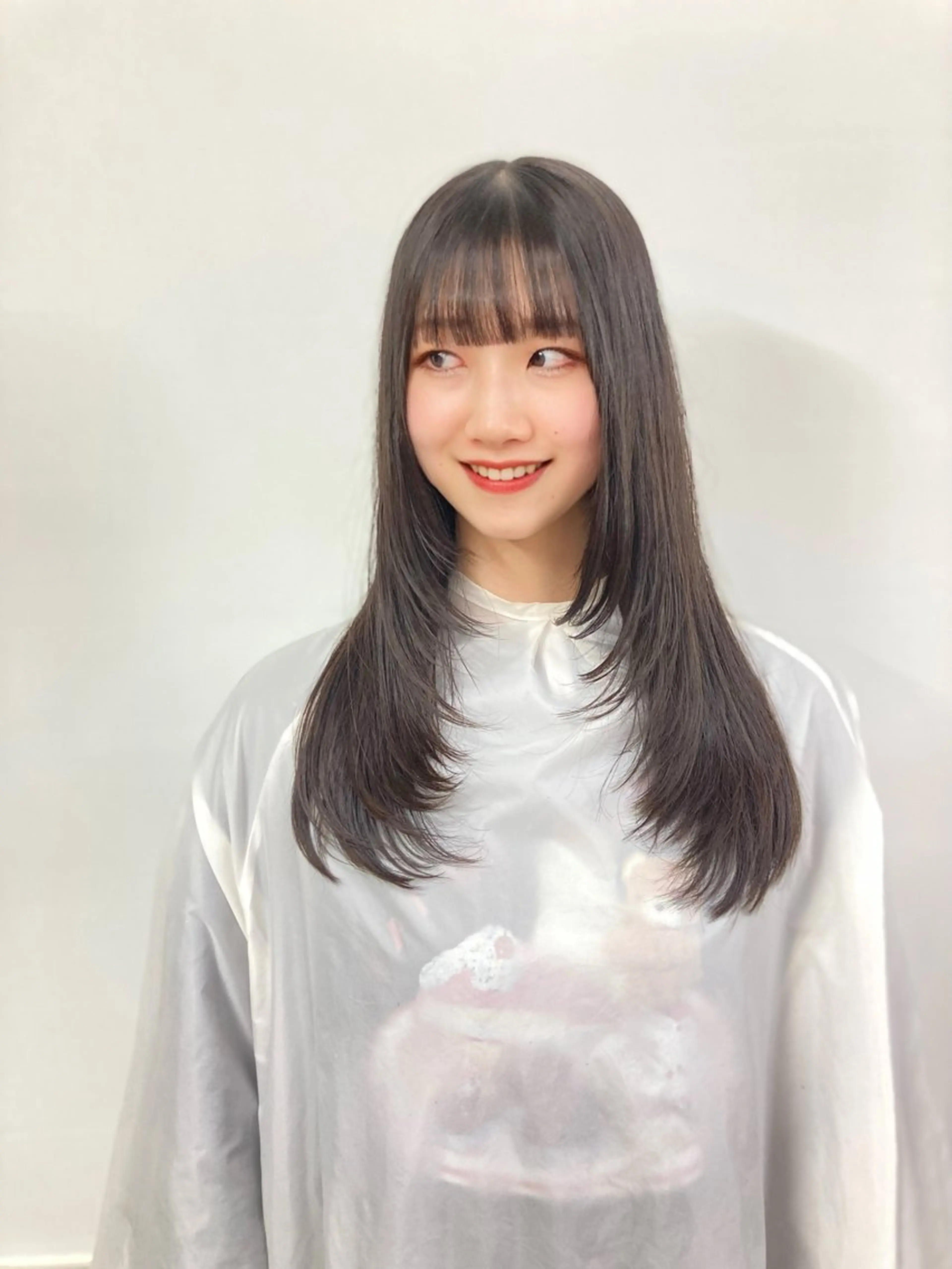 ロング カラー ヘアアレンジ ウルフレイヤー エクステ/kokiのヘアスタイル