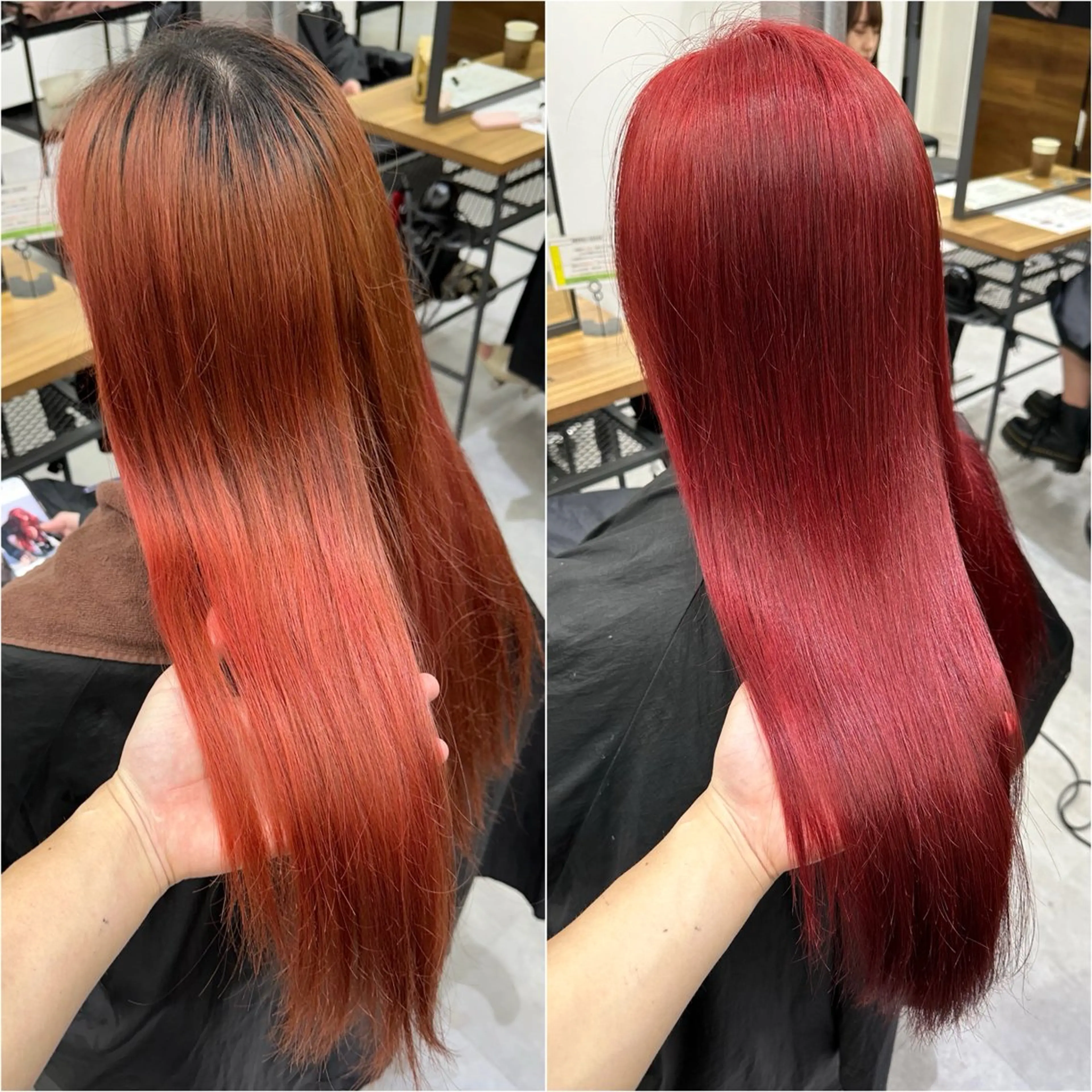 ロング カラー 髪質改善 トリートメント ヘアカラー トリートメント KEISUKE🐶 カラー✨エクステのヘアスタイル