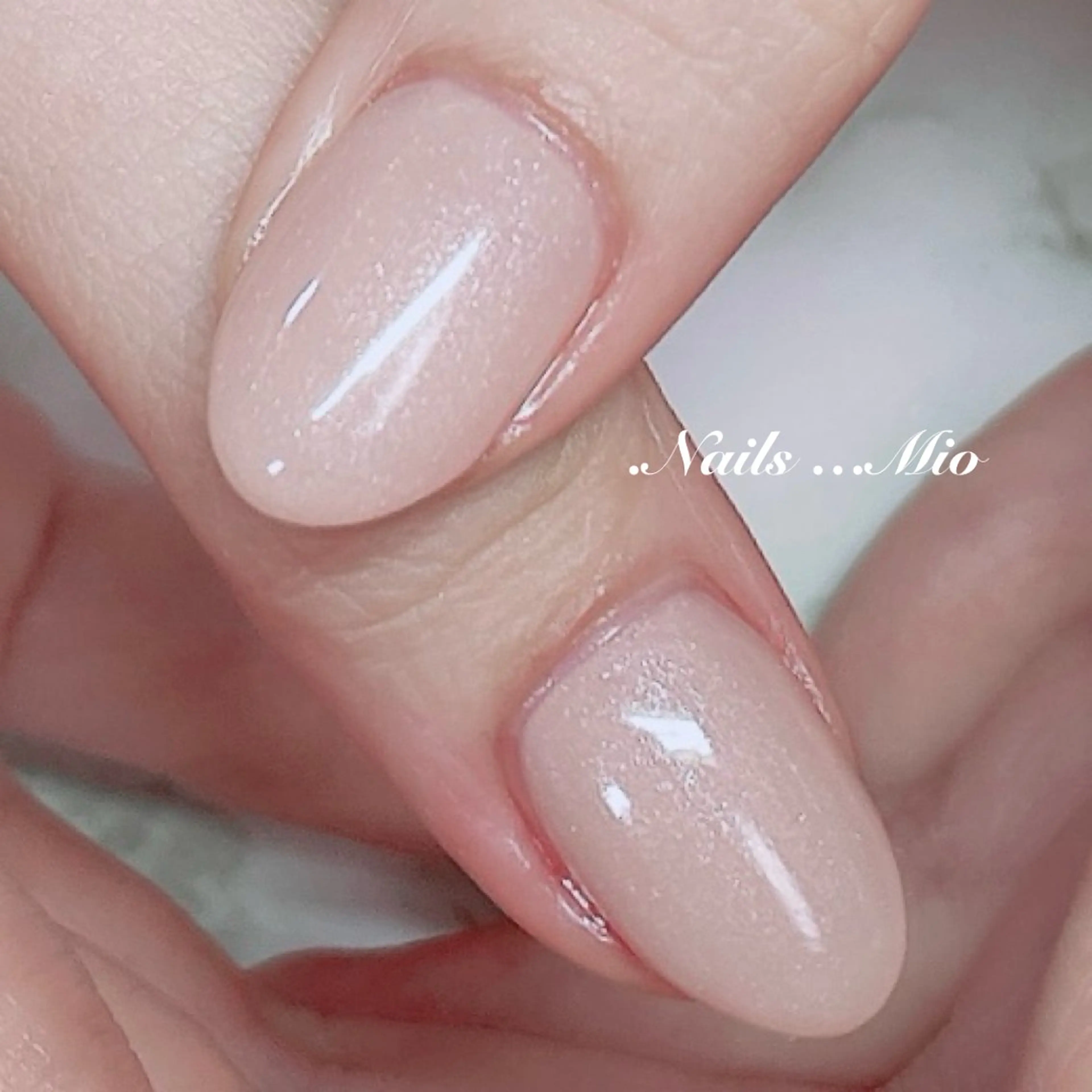 ネイル ジェルネイル ワンカラーネイル .Nails Mio 赤羽西ネイルサロンのネイルデザイン