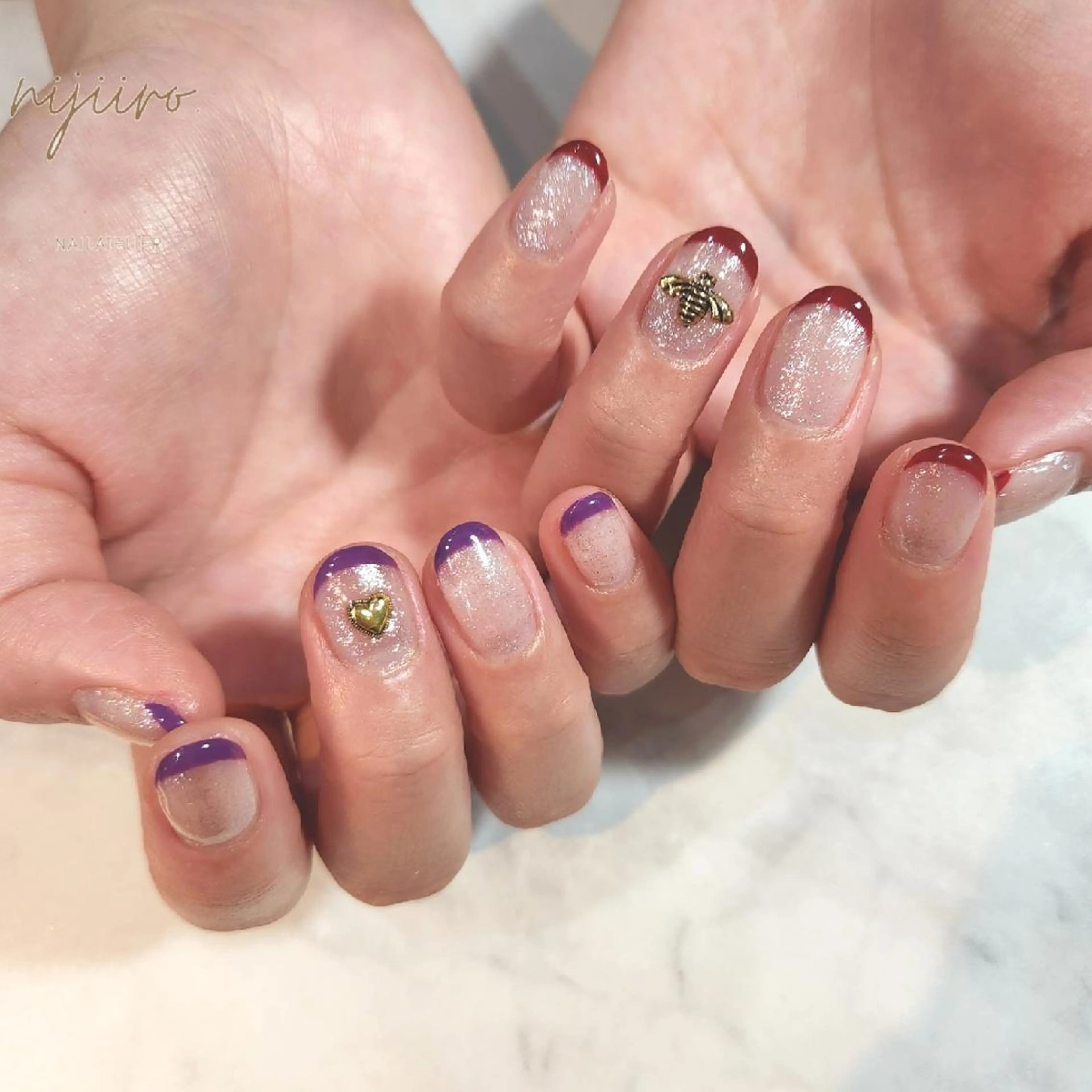 ネイル ハンドネイル nijiiro🌈 サトウのネイルデザイン