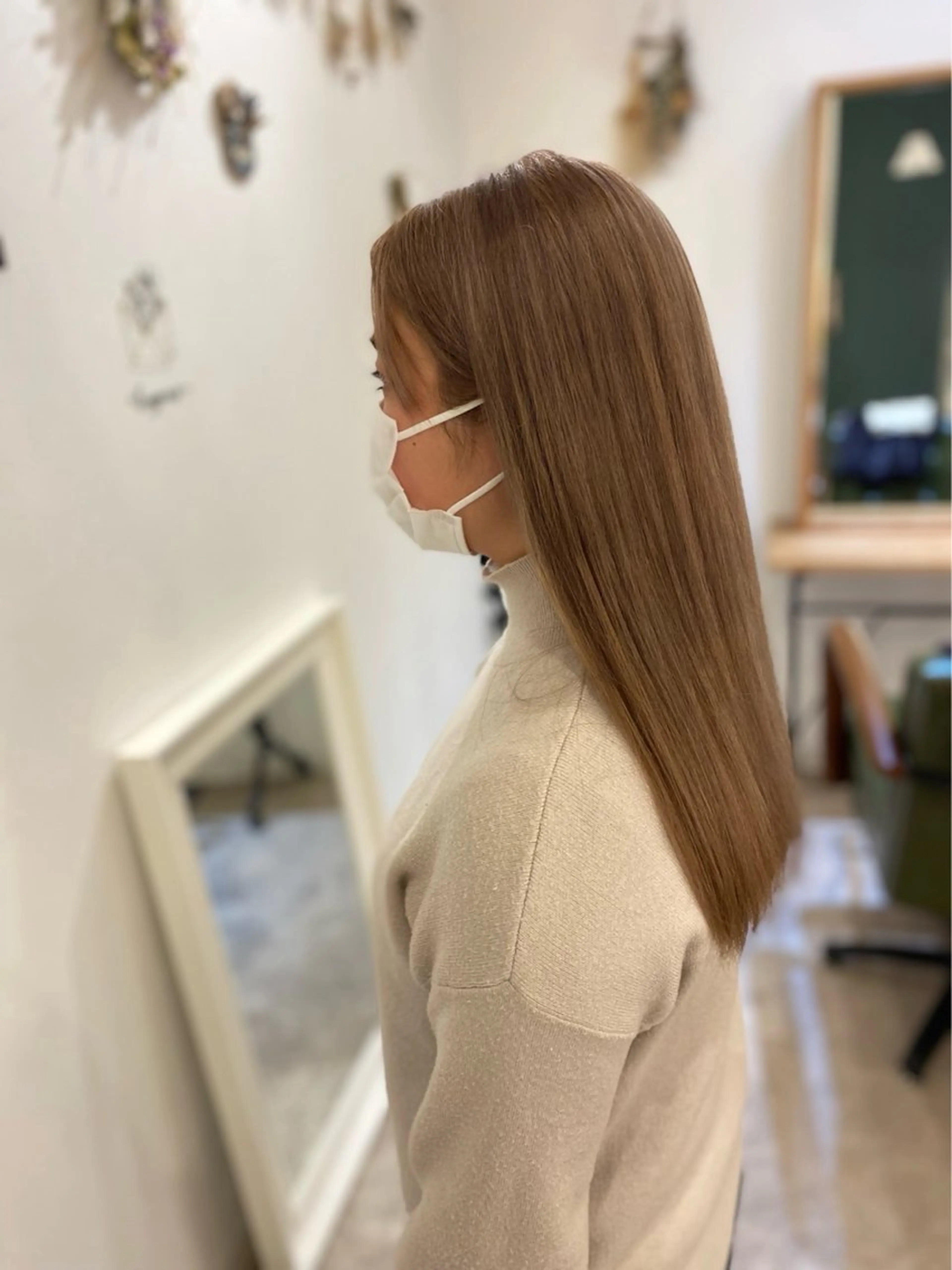 カラー 会社で浮かない ビジネスヘア/心斎橋のヘアスタイル