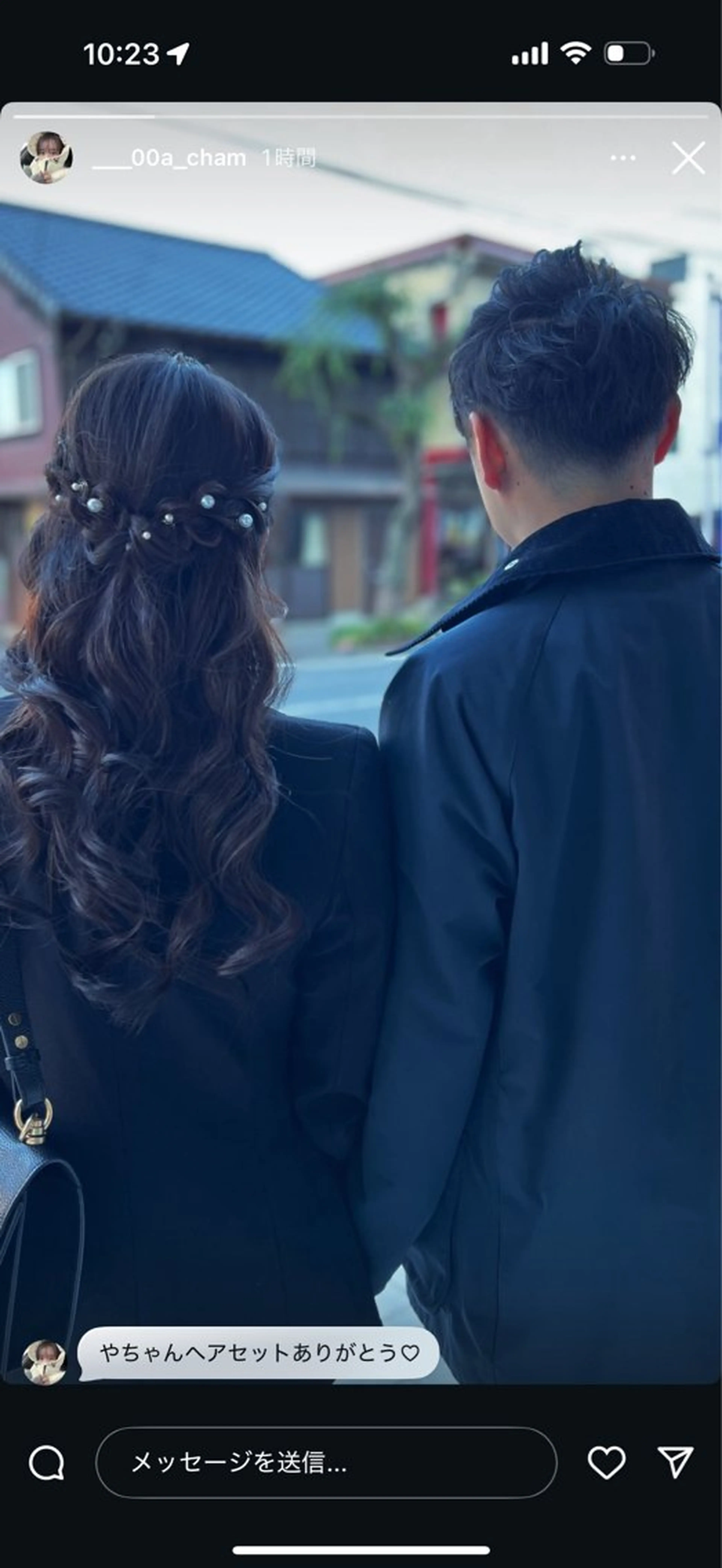 ヘアアレンジ ヘアセット Bish Yanaのヘアスタイル