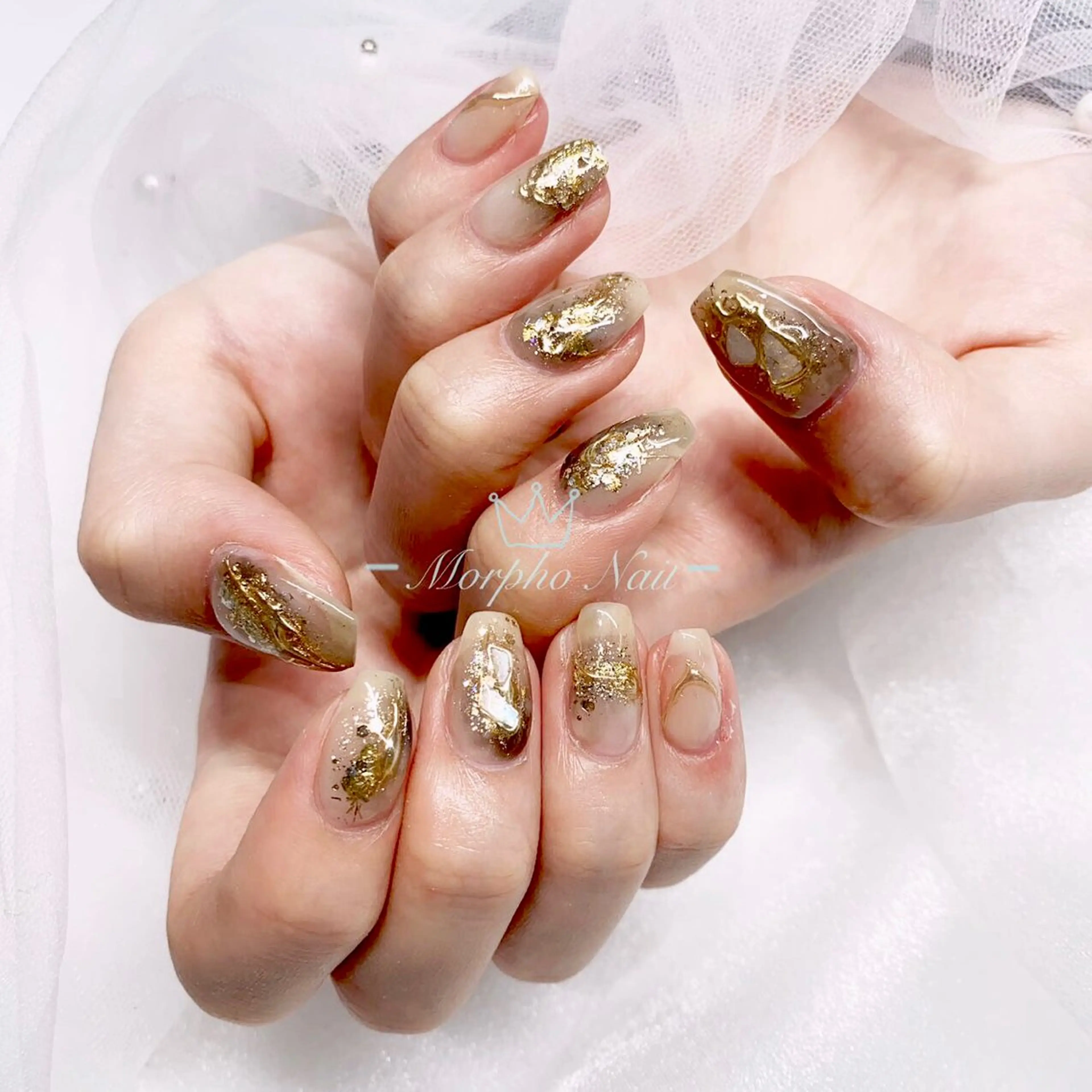 ネイル ハンドネイル Morpho nailのネイルデザイン