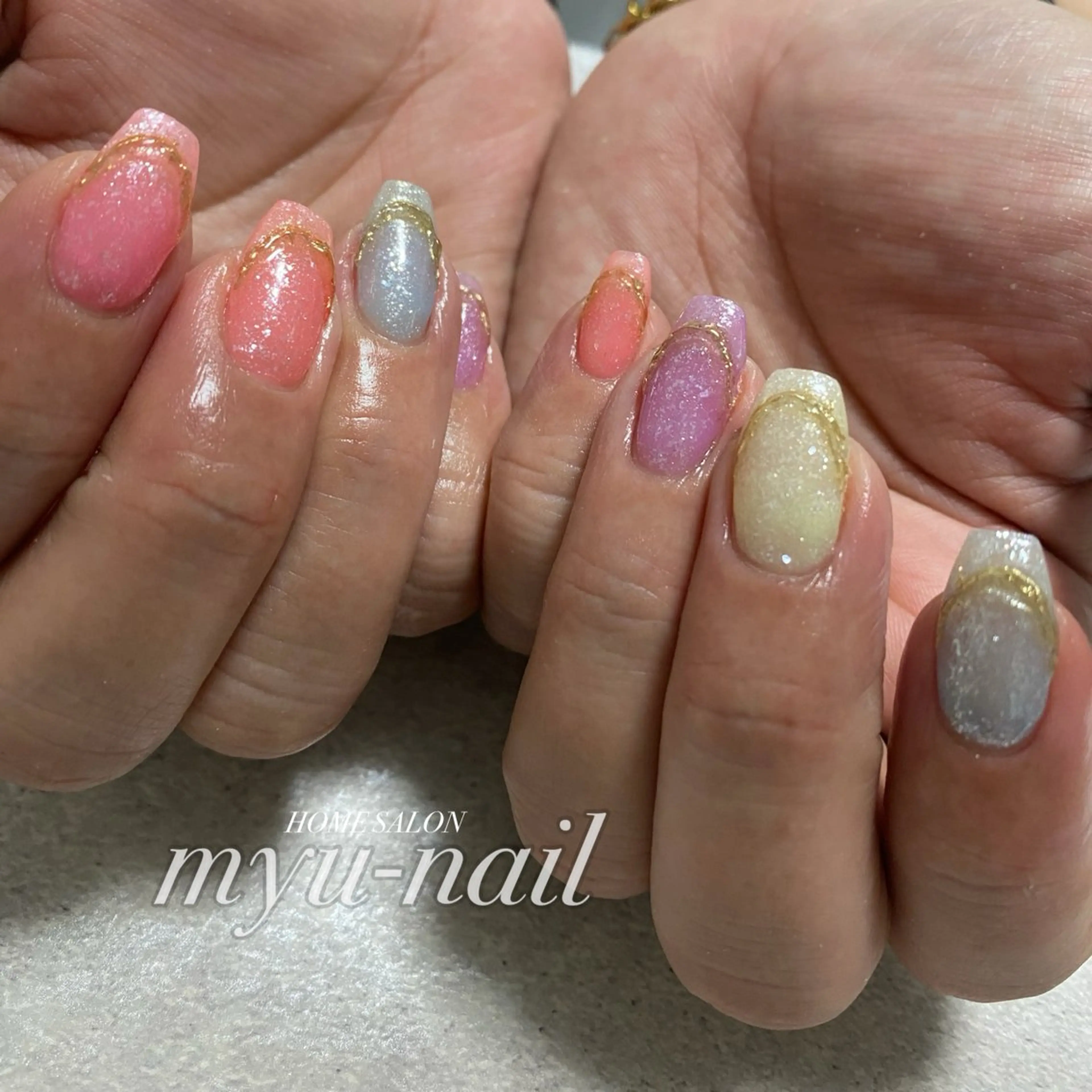 ネイル ホームサロン myu-nailのネイルデザイン