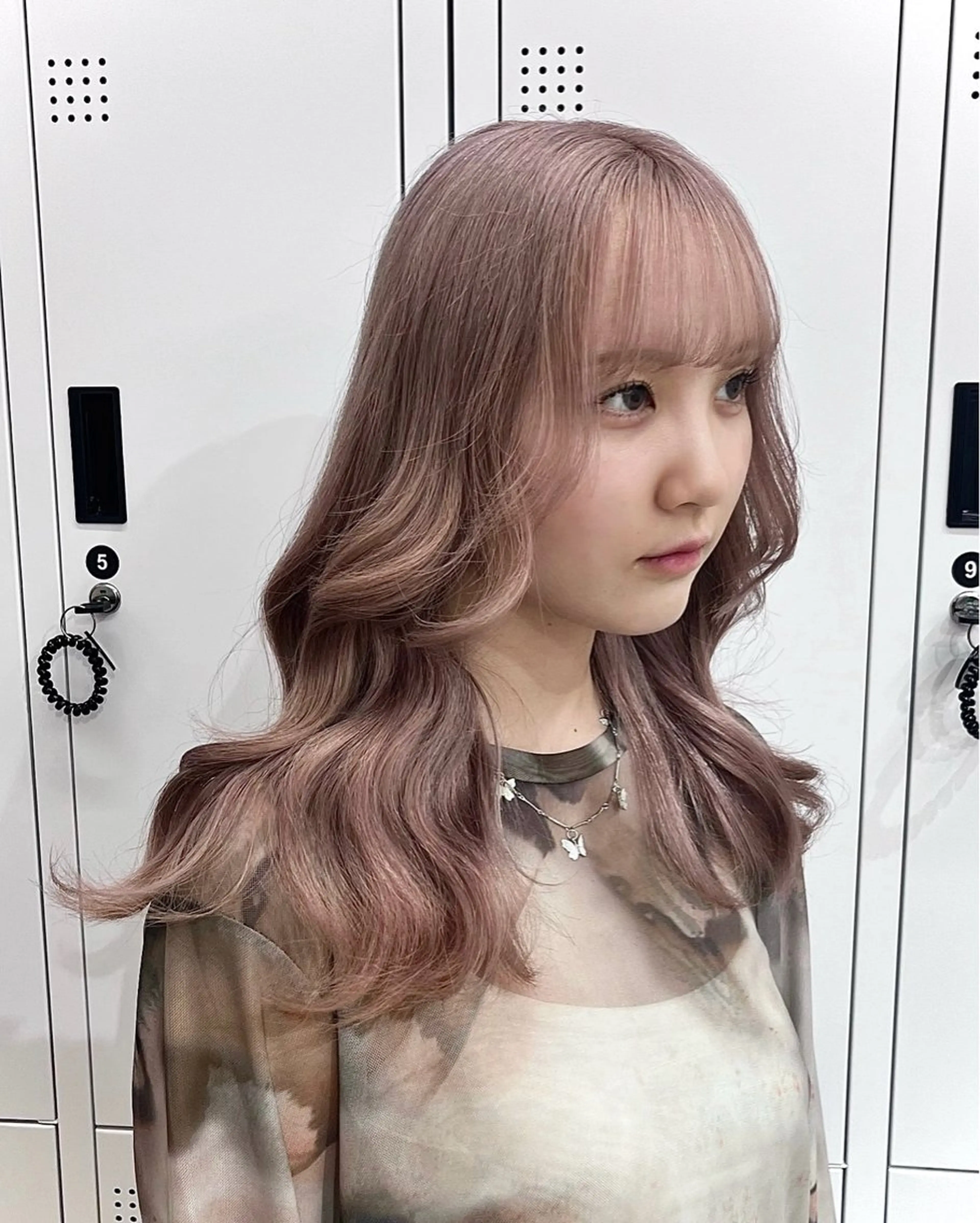 ロング カラー ヘアアレンジ 𝐠𝐢𝐫𝐥𝐲 𝐦𝐨𝐝𝐞🖤のヘアスタイル