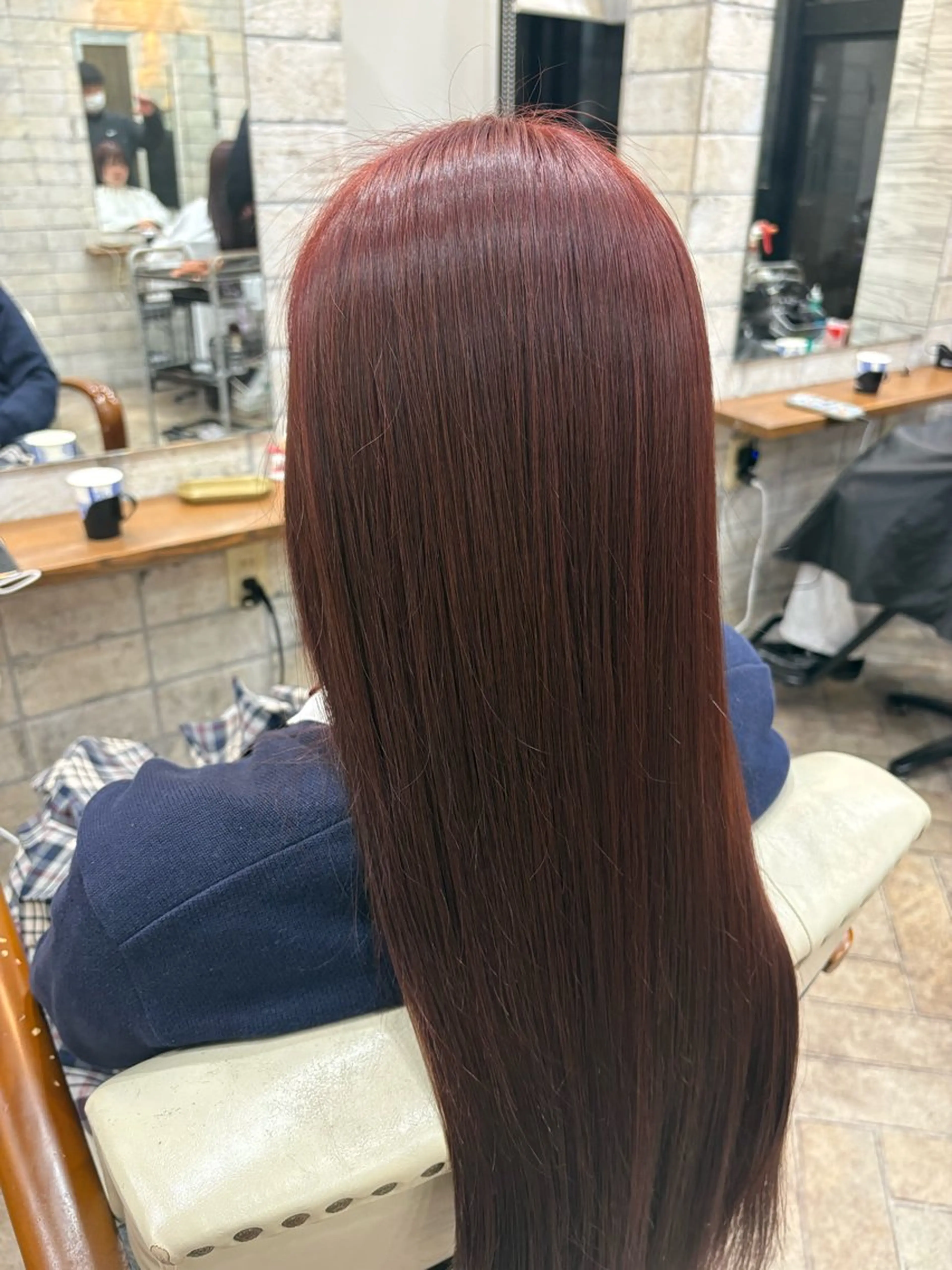 ロング カラー カット ヘアカラー トリートメント 髪質改善カラー/ 結べるレイヤー/文野のヘアスタイル