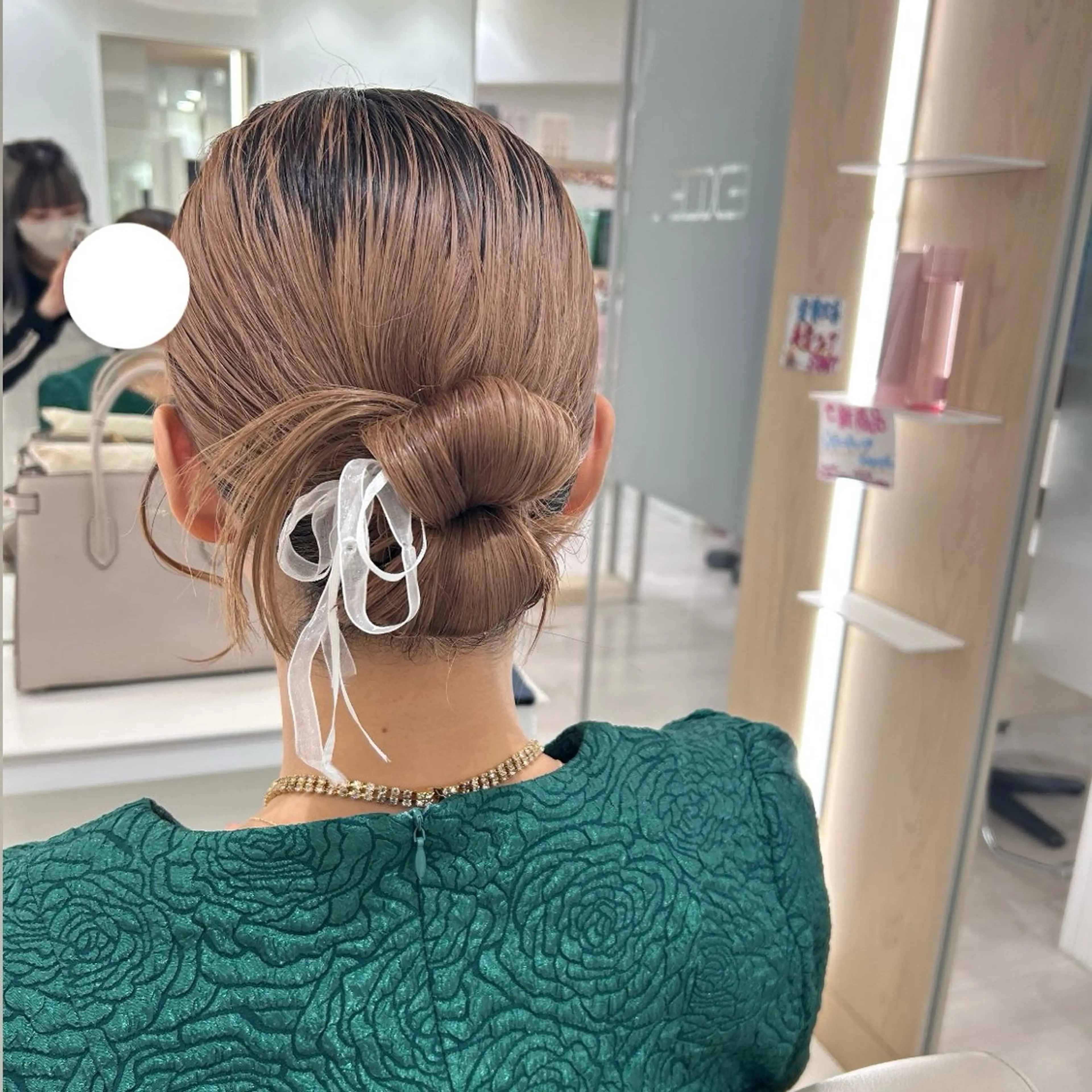 ショート ヘアアレンジ ヘアセット 柴崎 りるのヘアスタイル