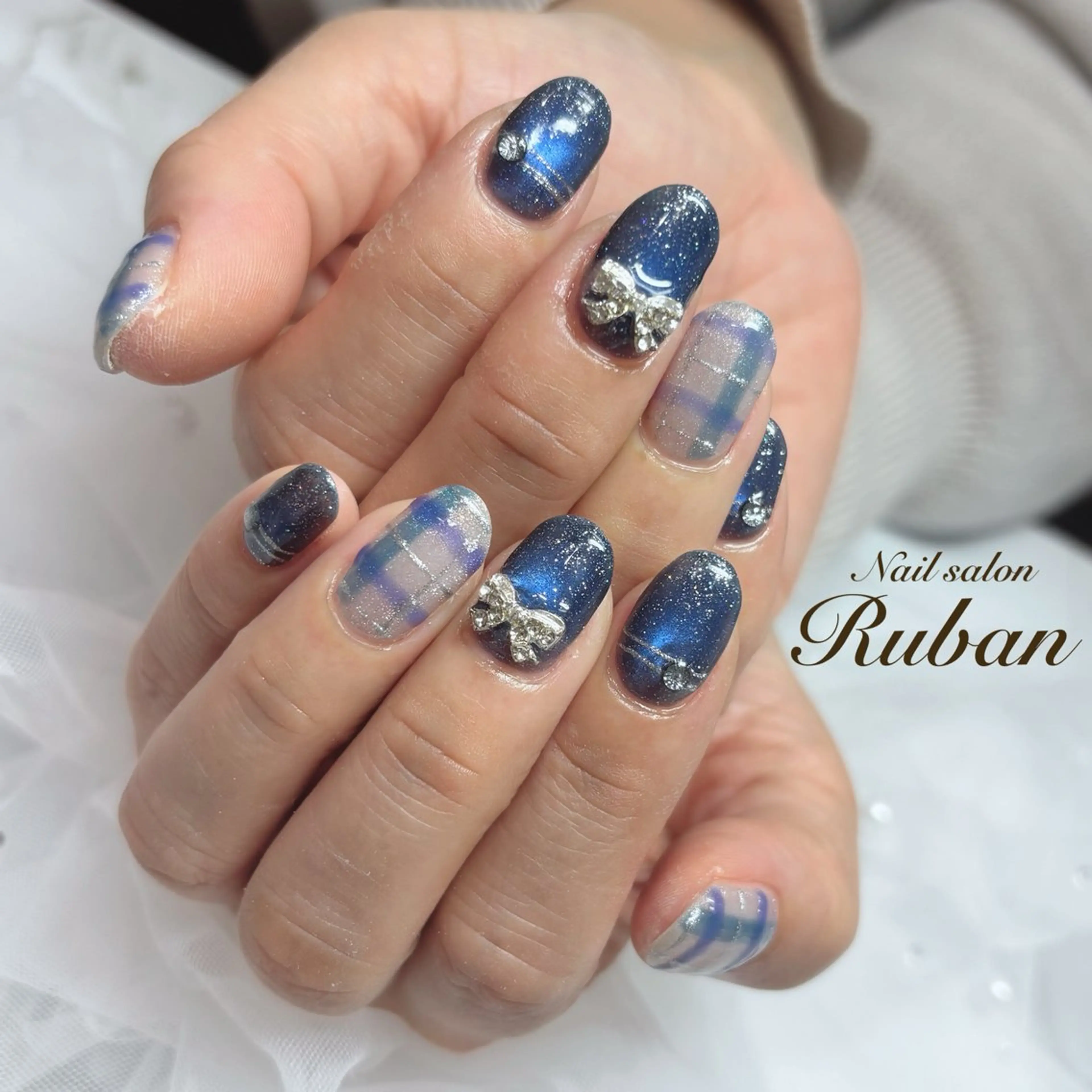 ネイル マグネットネイル Nail salon Rubanのネイルデザイン