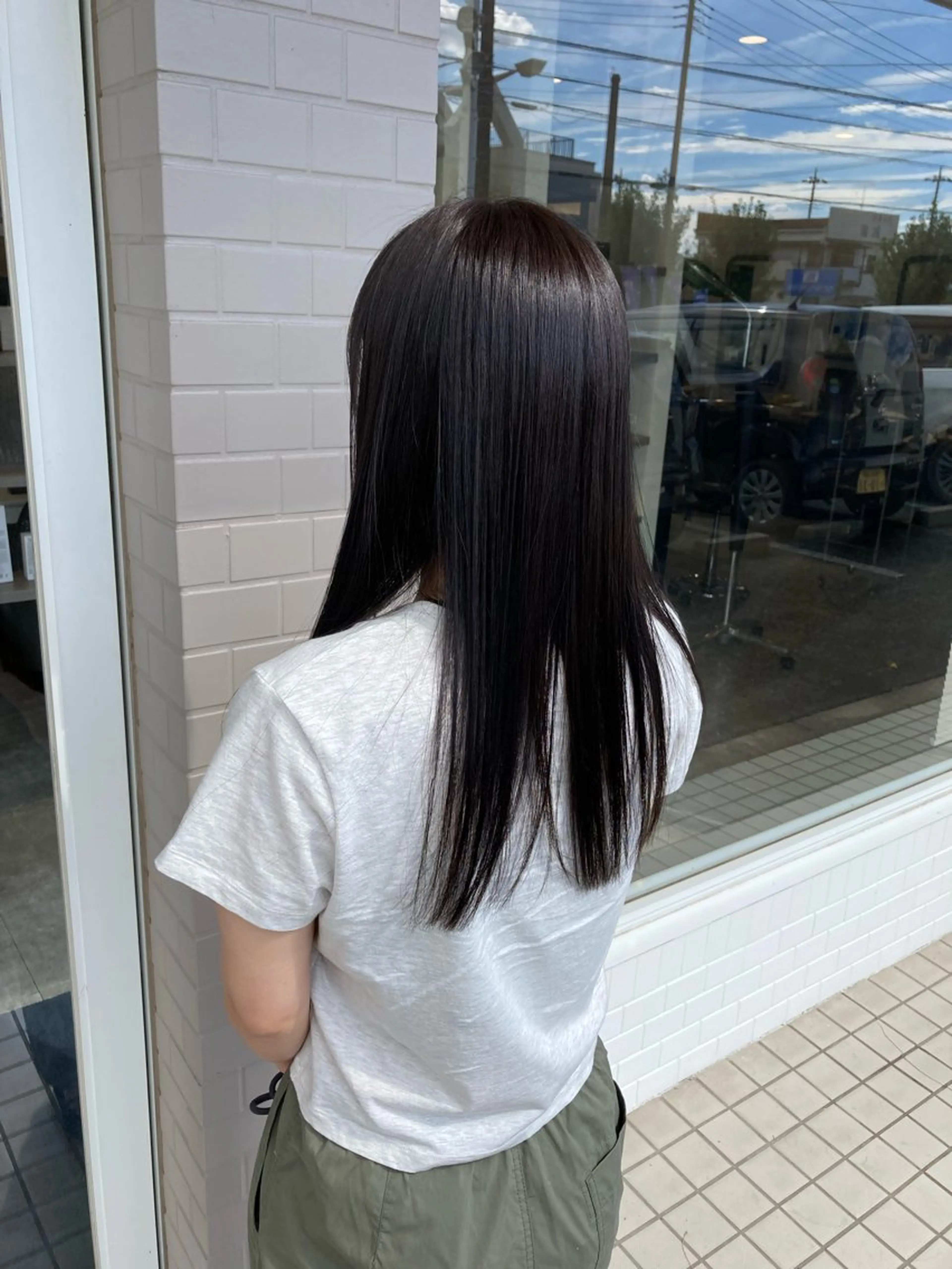 ロング 縮毛矯正 星野 美沙のヘアスタイル