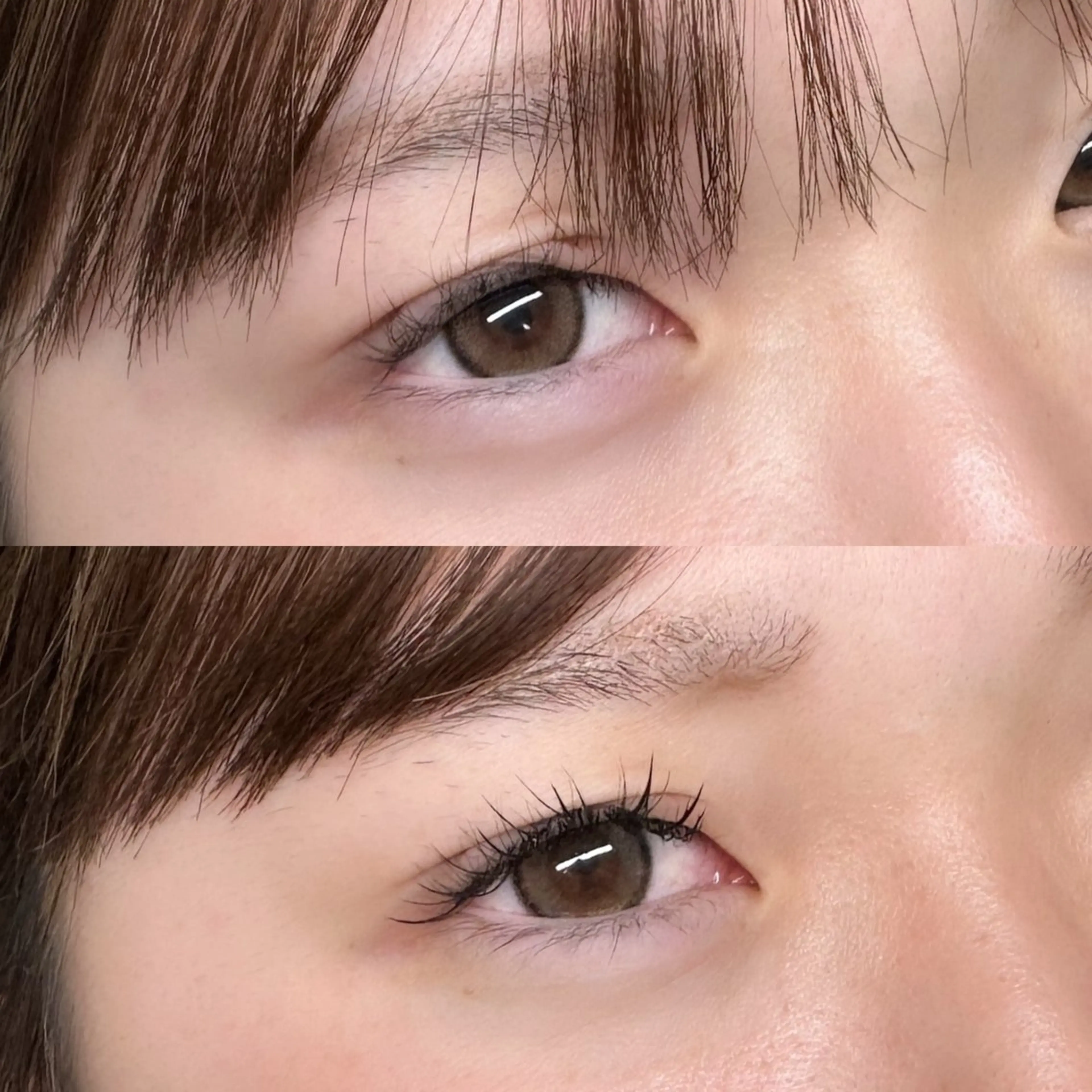 マツエク・マツパ フラットラッシュ まつげパーマ 一重×まつ毛パーマ マツエク viii ヴィーのマツエク・マツパデザイン