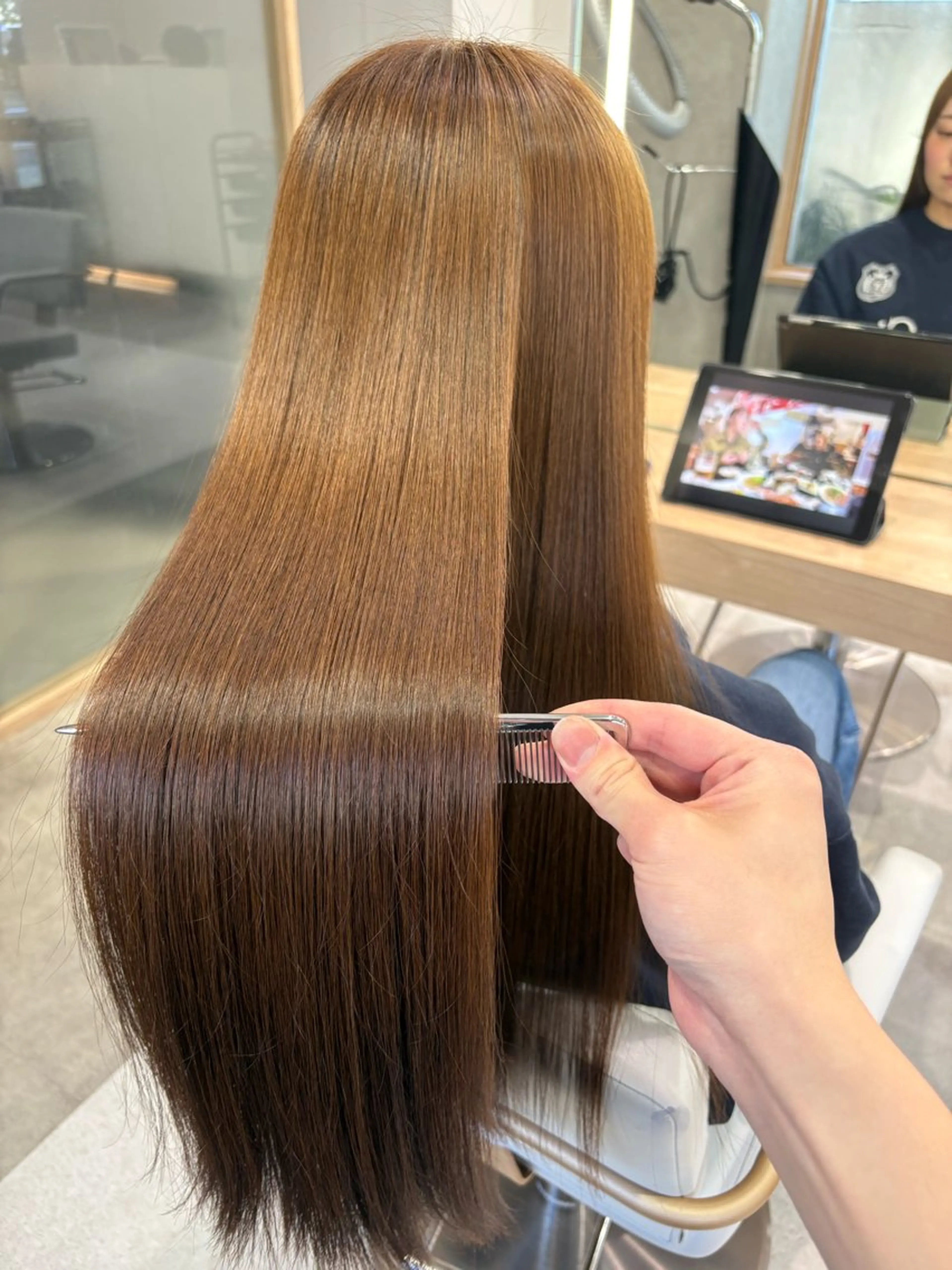 ロング ヘアカラー トリートメント 髪質改善カラー🫧 FUUMA🪽のヘアスタイル