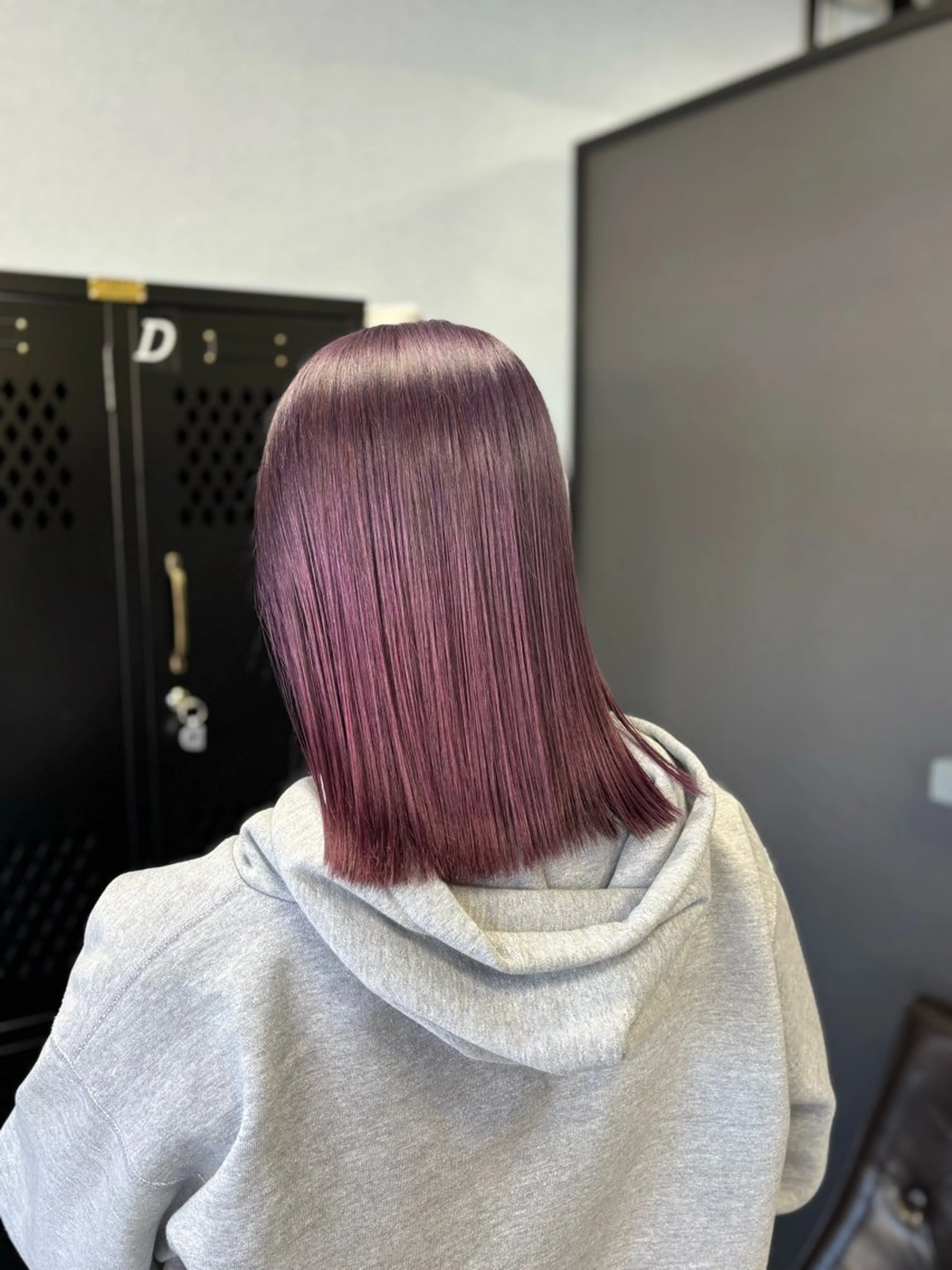 ミディアム カラー 加藤 藍のヘアスタイル