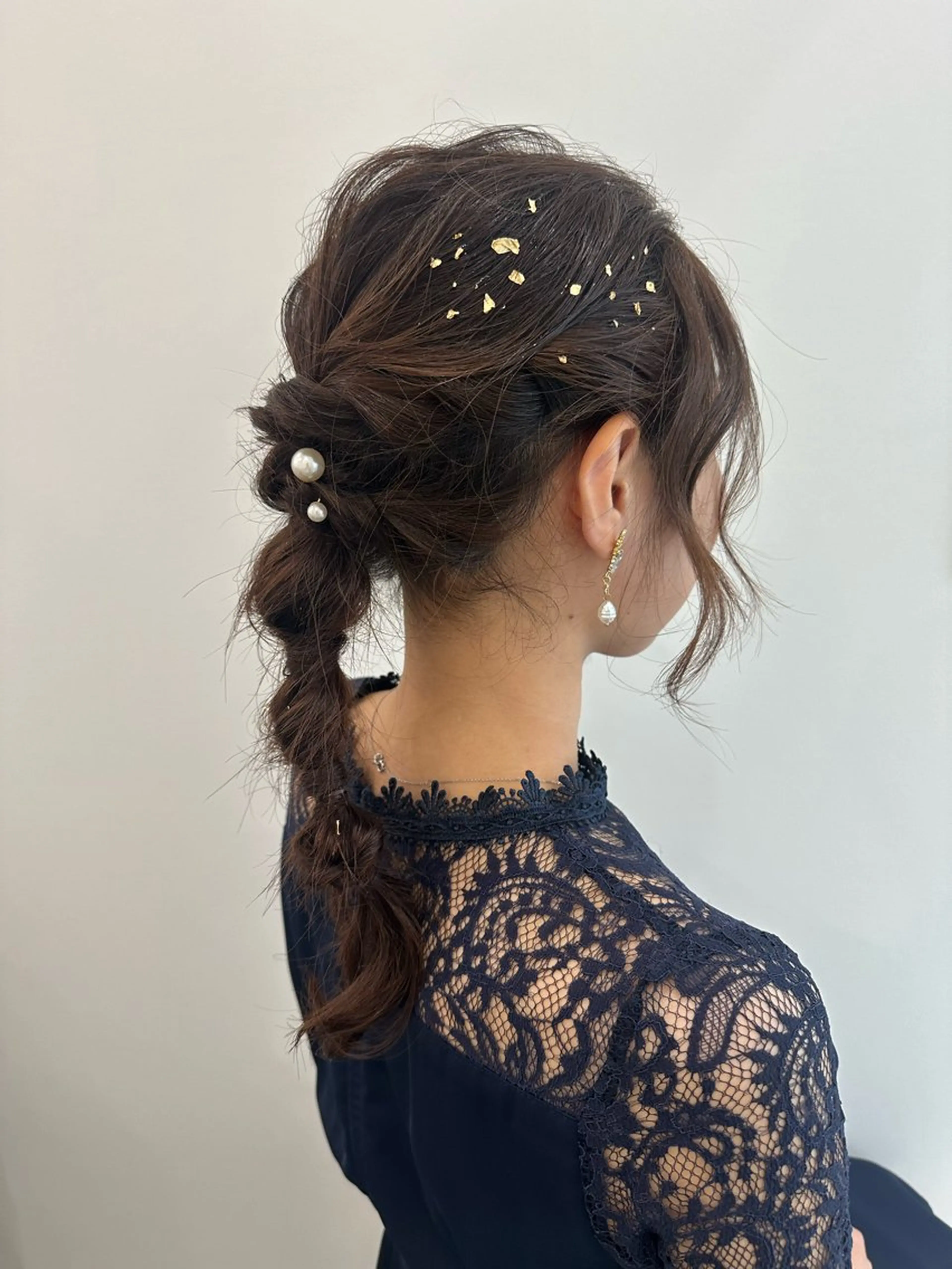 セミロング ヘアアレンジ ヘアセット レイヤー/ナチュラル 💐nao.のヘアスタイル