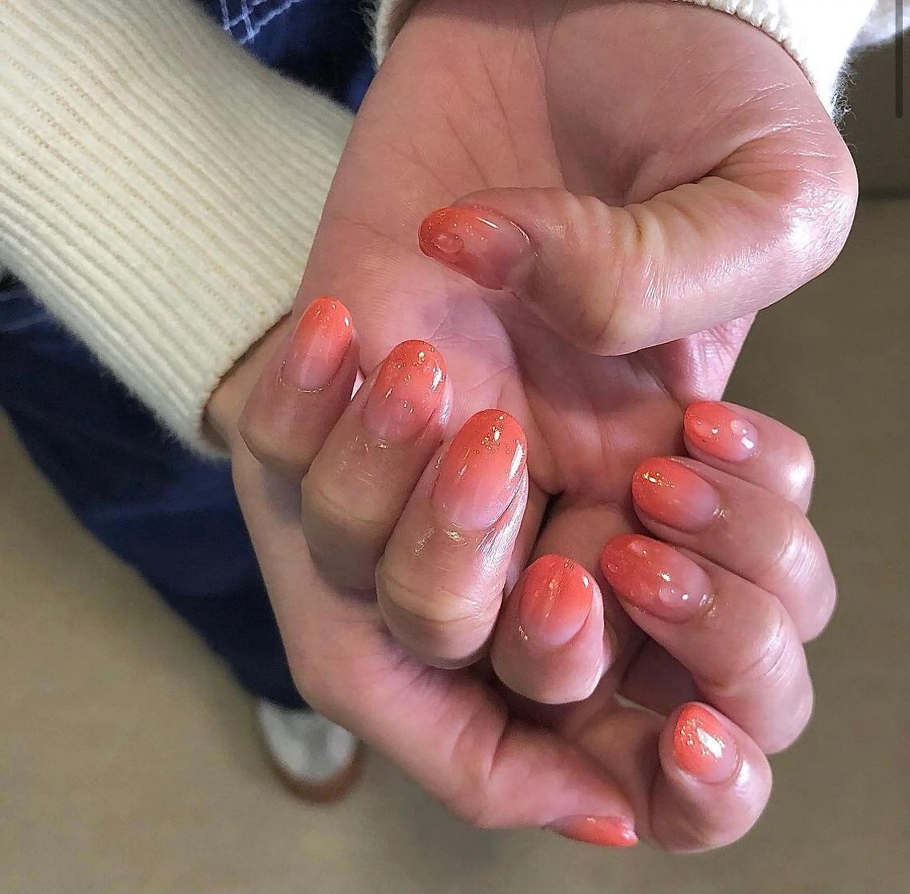 ネイル ハンドネイル パラあり！フィルイン 美フォルムのネイルデザイン