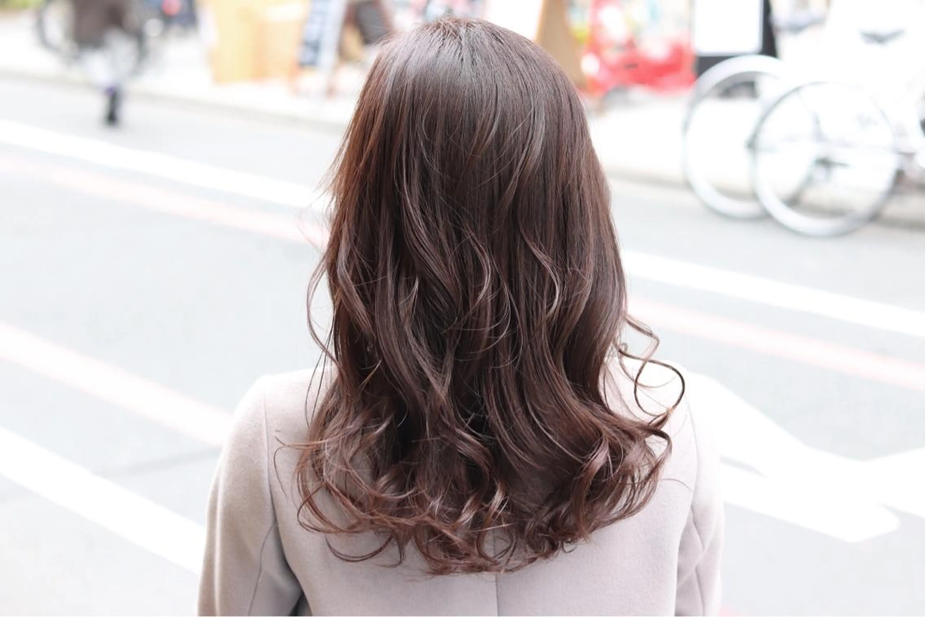 セミロング カラー Recess hair所属・川内 政人のヘアスタイル