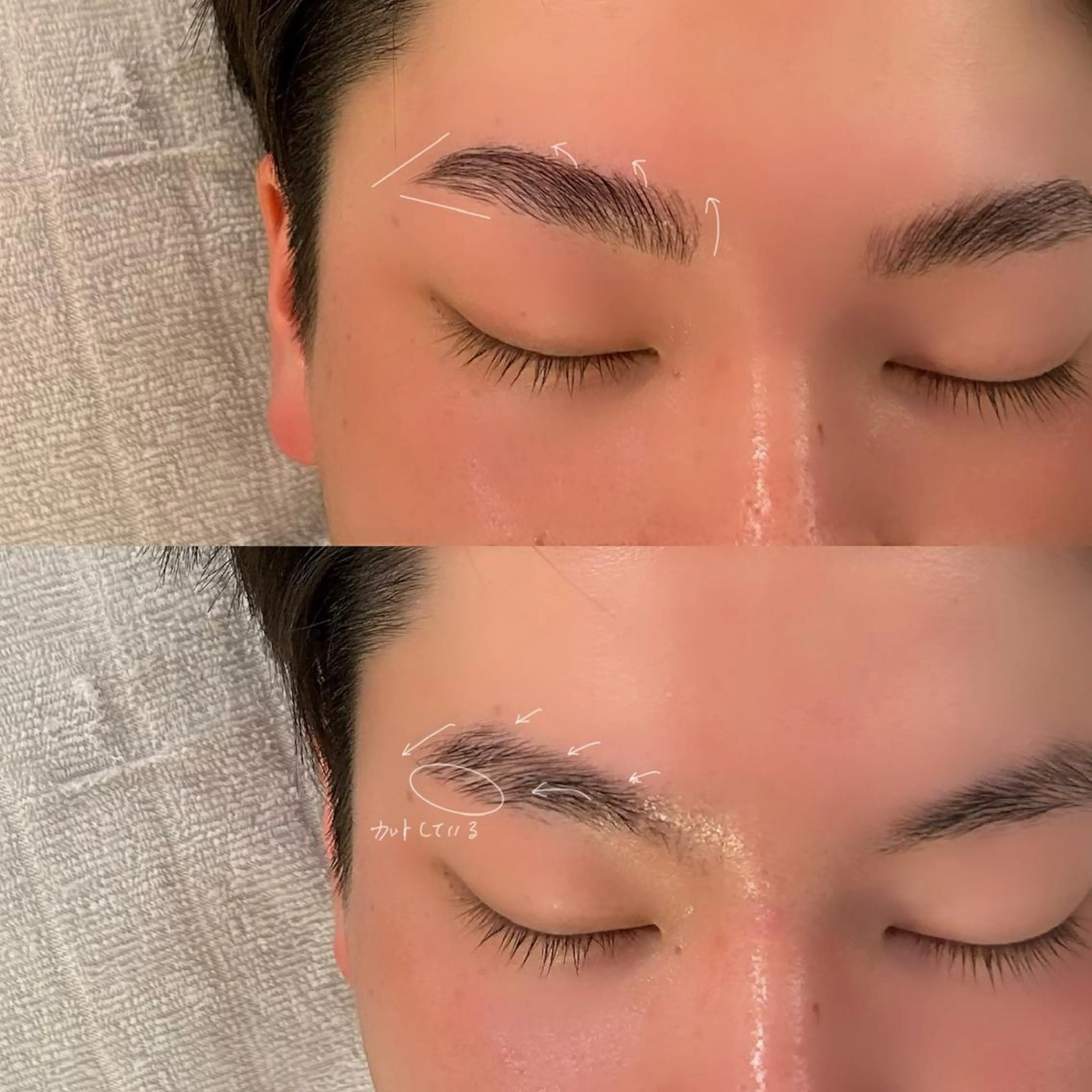 アイブロウ ハリウッドブロウリフト メンズアイブロウ ワックス脱毛 その他(アイブロウ) GO TODAY SHAiRE SALON Vellmie店所属・吉祥寺kasumi 🌛eye/browのマツエク・マツパデザイン