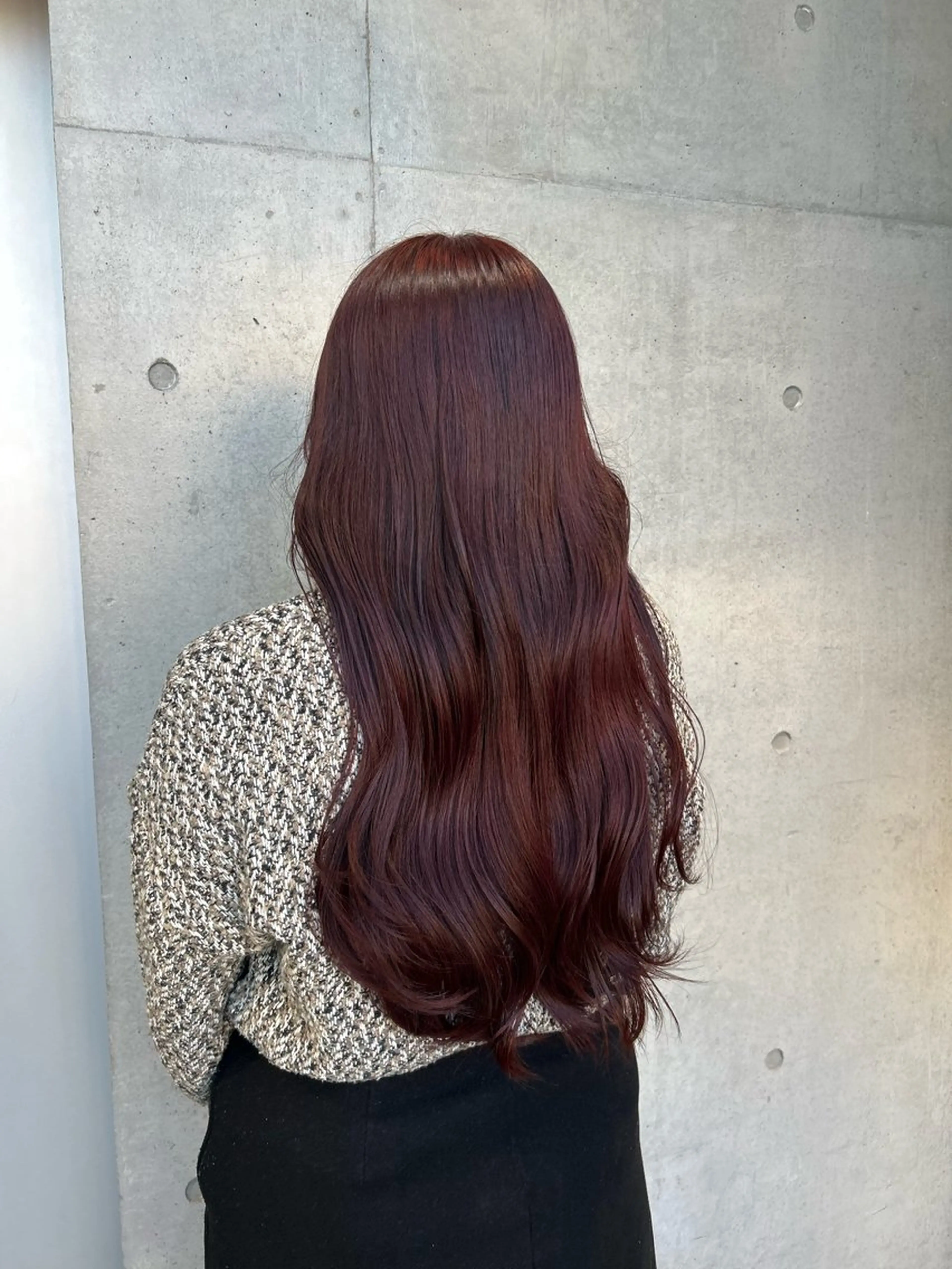 ロング カラー ヘアアレンジ ヘアカラー トリートメント ボブ艶モテカラー🫧 カリンのヘアスタイル