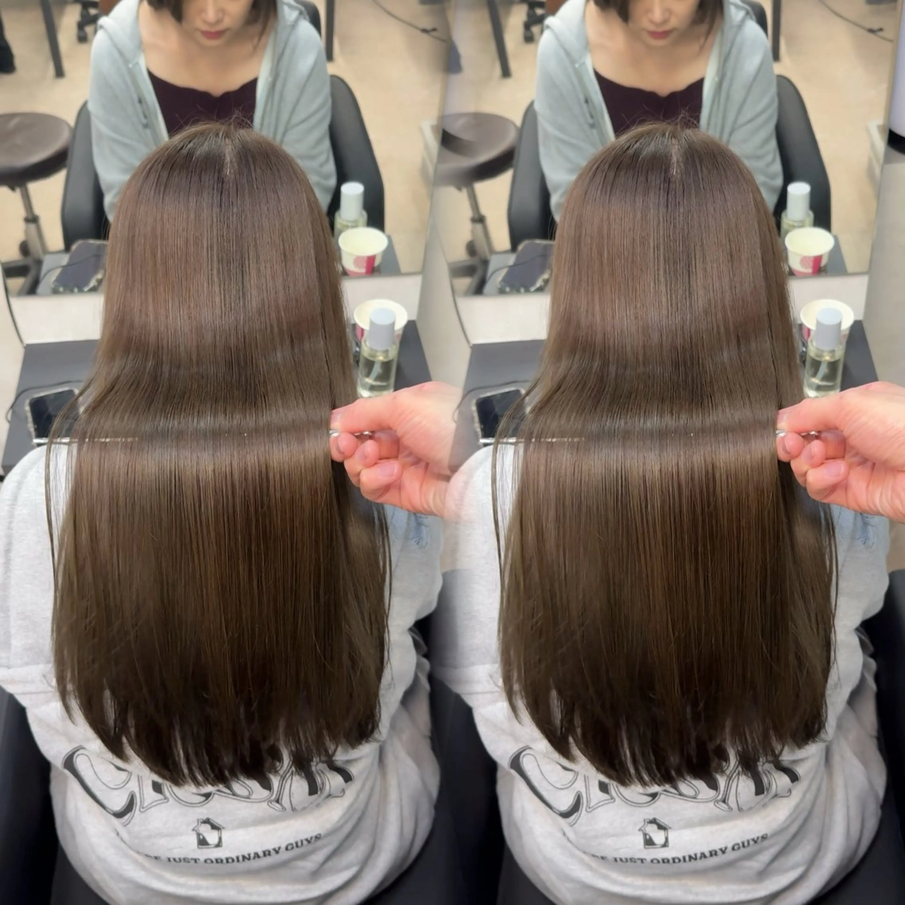 ロング カラー ヘアアレンジ トリートメント 新宿 /髪質改善/ 縮毛矯正/ヒュウガのヘアスタイル