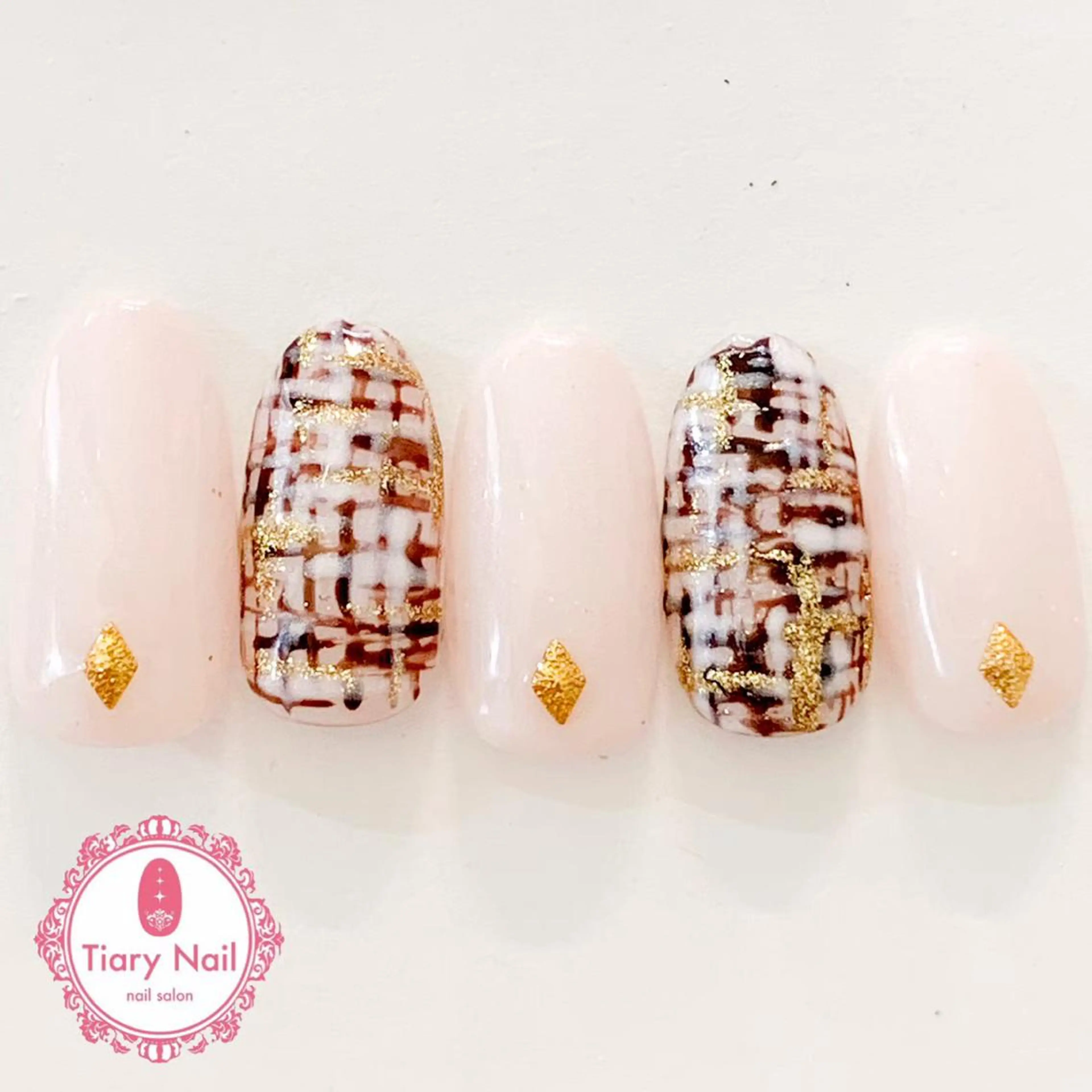 ネイル 桜ネイル 長さ出し オフィスネイル スカルプネイル シンプルネイル 💗🪽Tiary Nail🪽💗のネイルデザイン