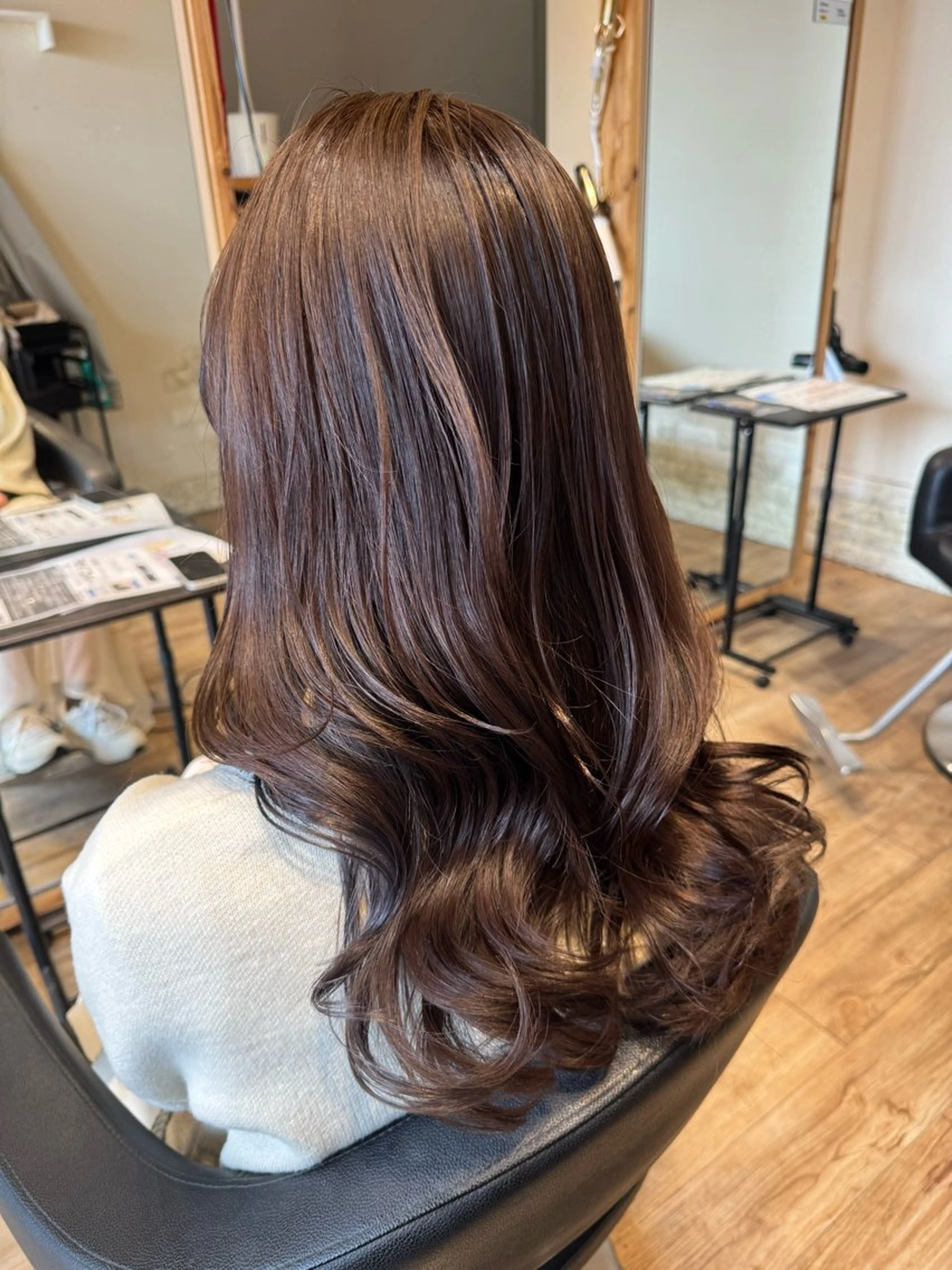 ロング カット ヘアカラー トリートメント 関口 友行のヘアスタイル