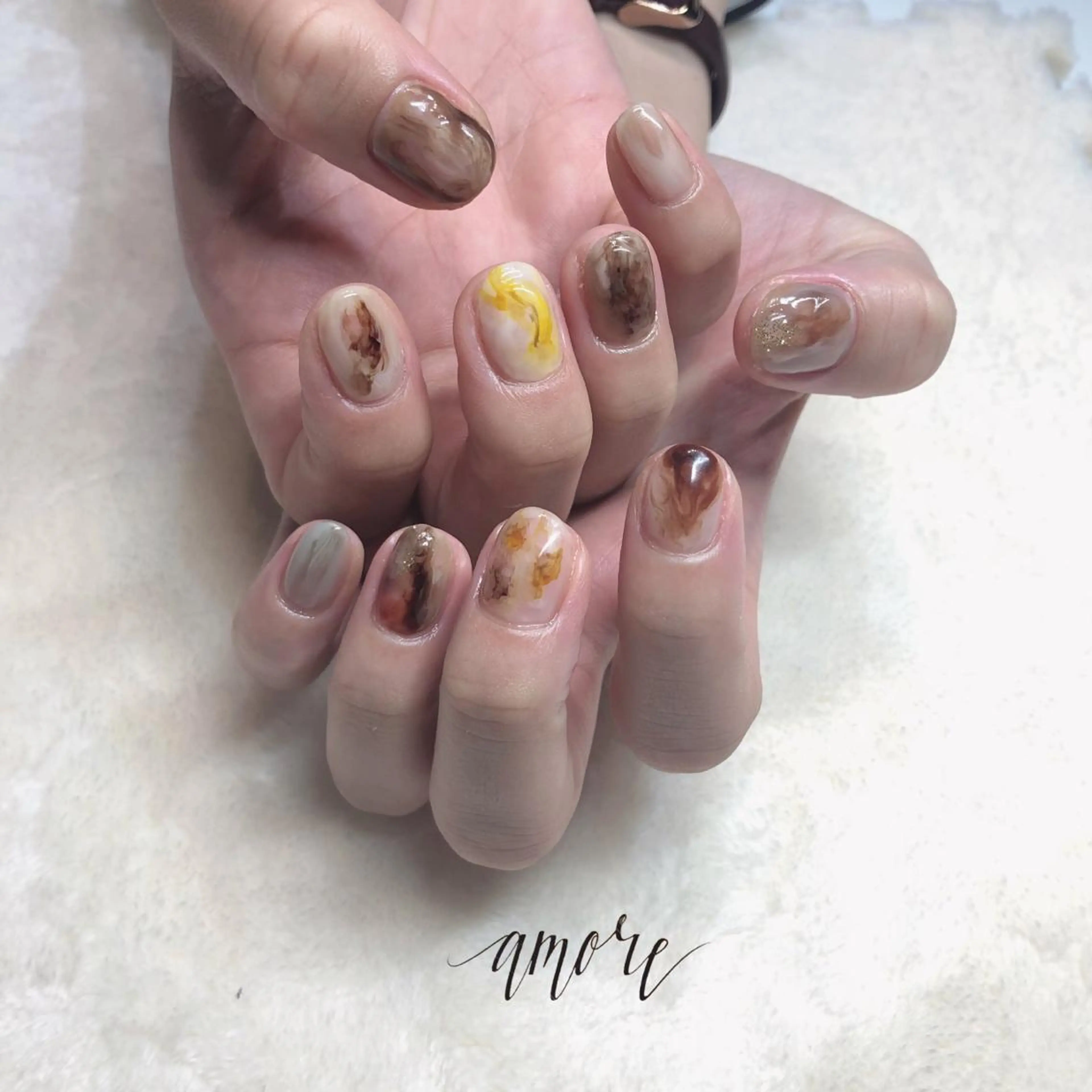 ネイル アートネイル ジェルネイル ニュアンスネイル You kyehwaのネイルデザイン