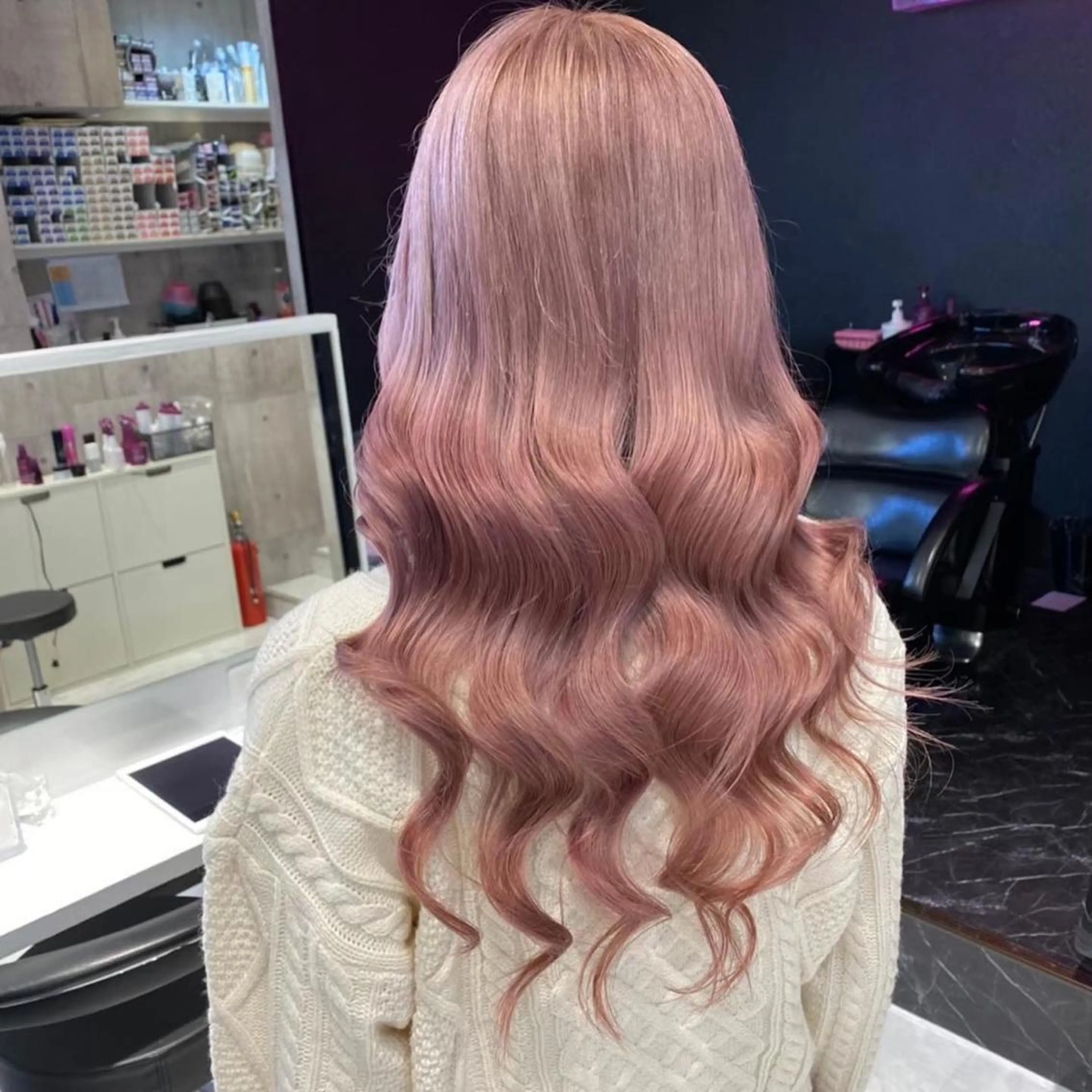 ロング カラー ヘアアレンジ ヘアカラー トリートメント ヘアセット 🩶【推しハイトーン 】yuzu🩶のヘアスタイル