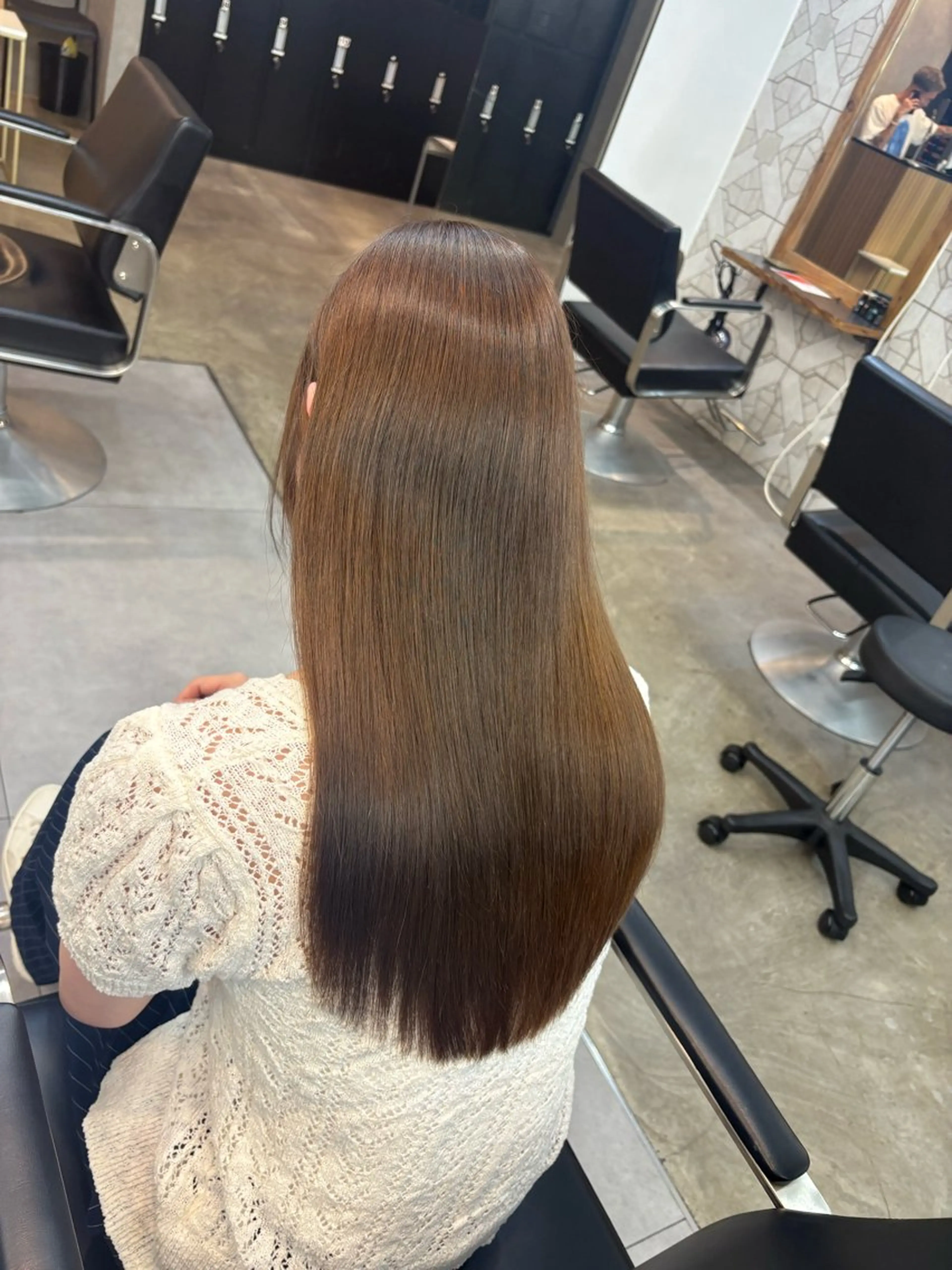 ロング カラー ヘアカラー トリートメント みらん RAF TOKYOのヘアスタイル