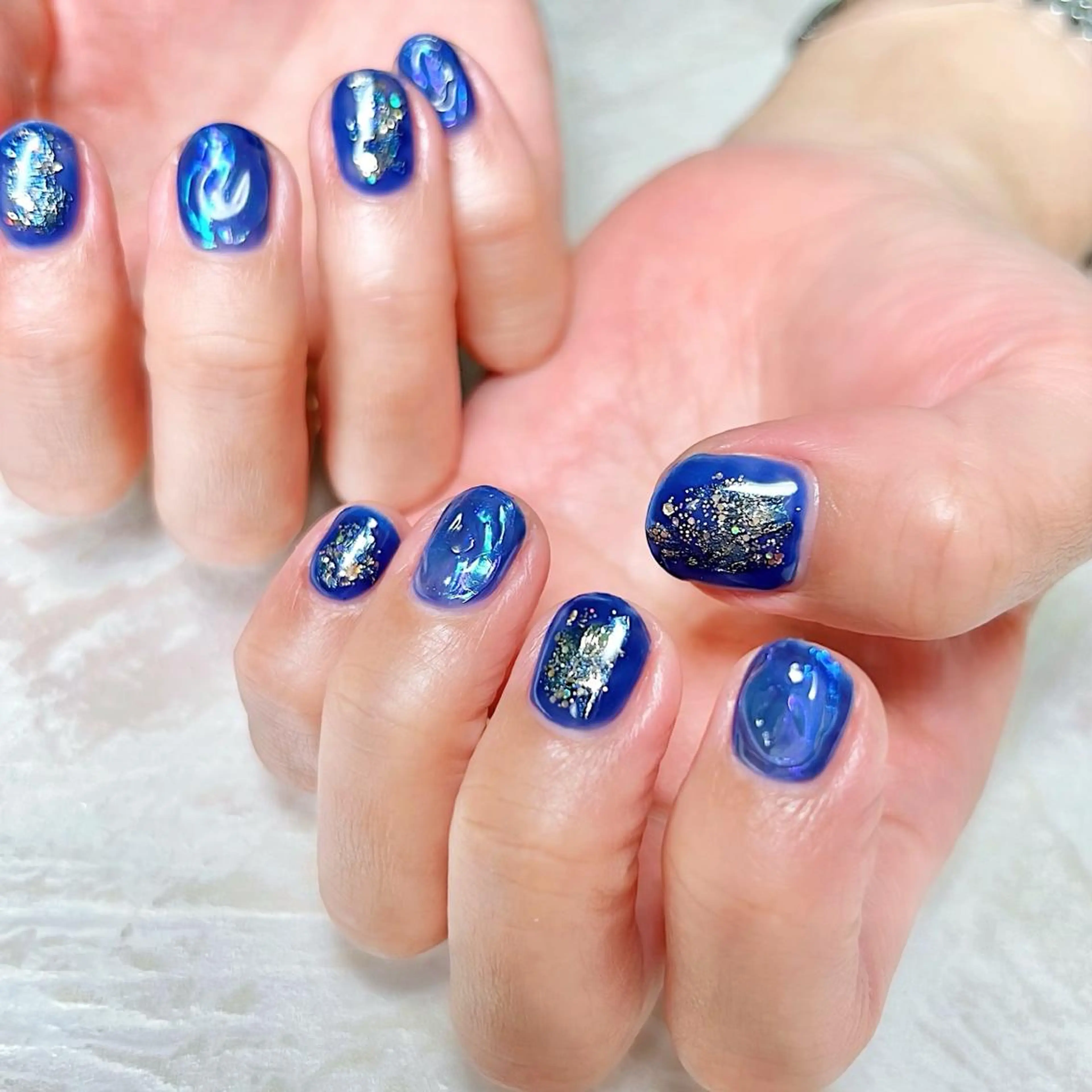 ネイル ニュアンスネイル ショートネイル gemickle nailのネイルデザイン