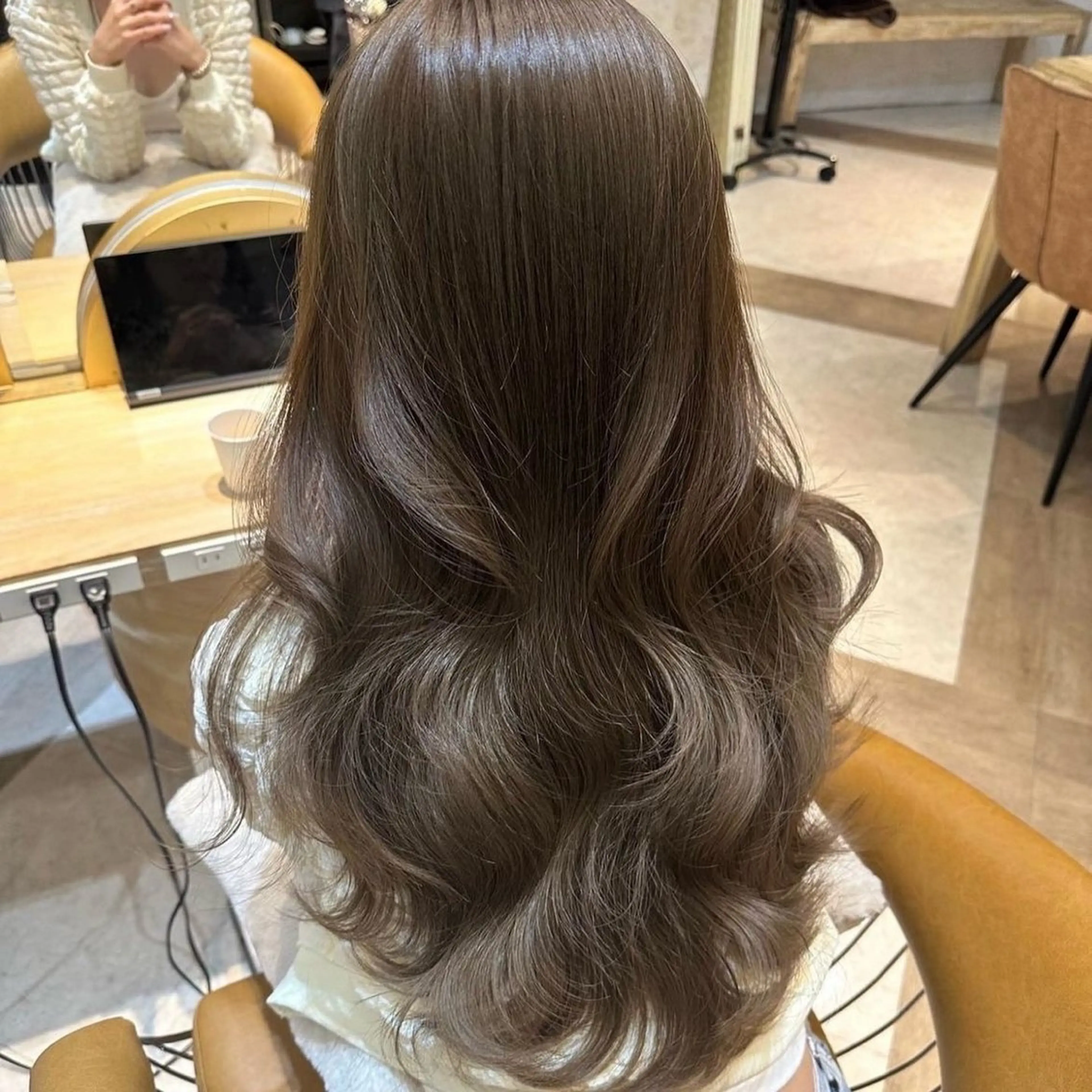 ロング カット ヘアカラー 艶カラー/ボブ /似合わせ/田口愛那のヘアスタイル