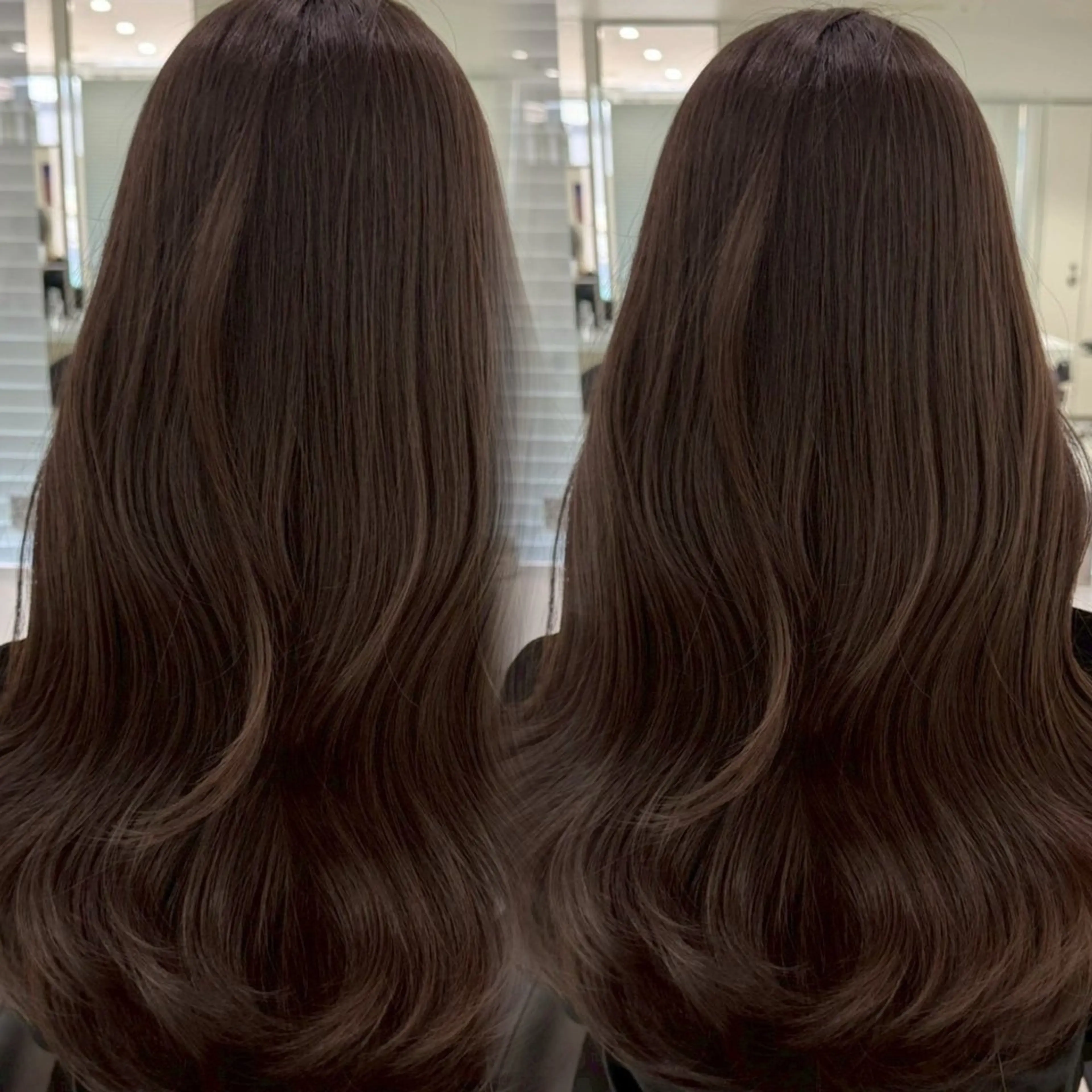 ロング カラー ヘアアレンジ ヘアカラー トリートメント 甲斐 乙羽のヘアスタイル