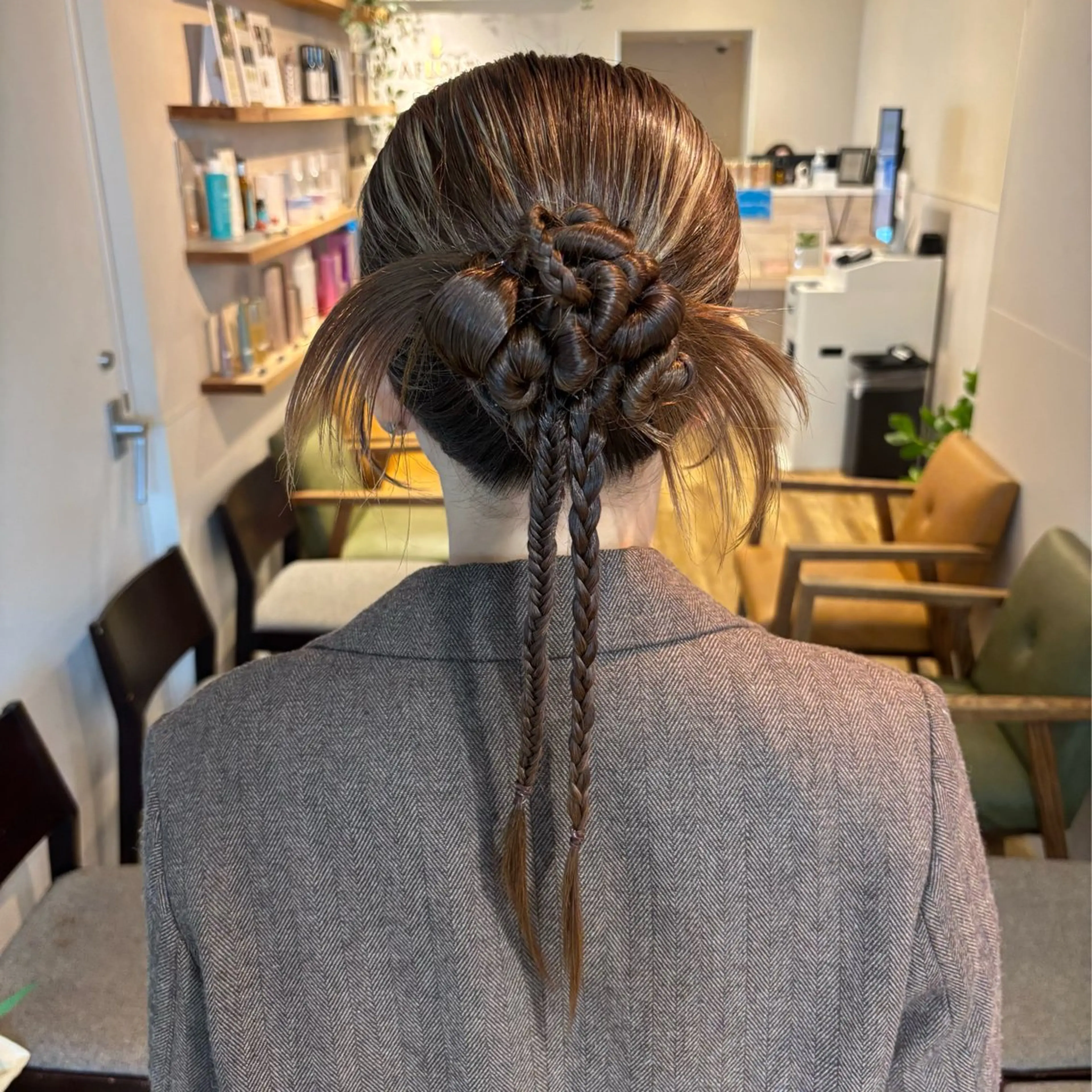 ロング ヘアセット カットモデル募集‎ / 角本 藍のヘアスタイル