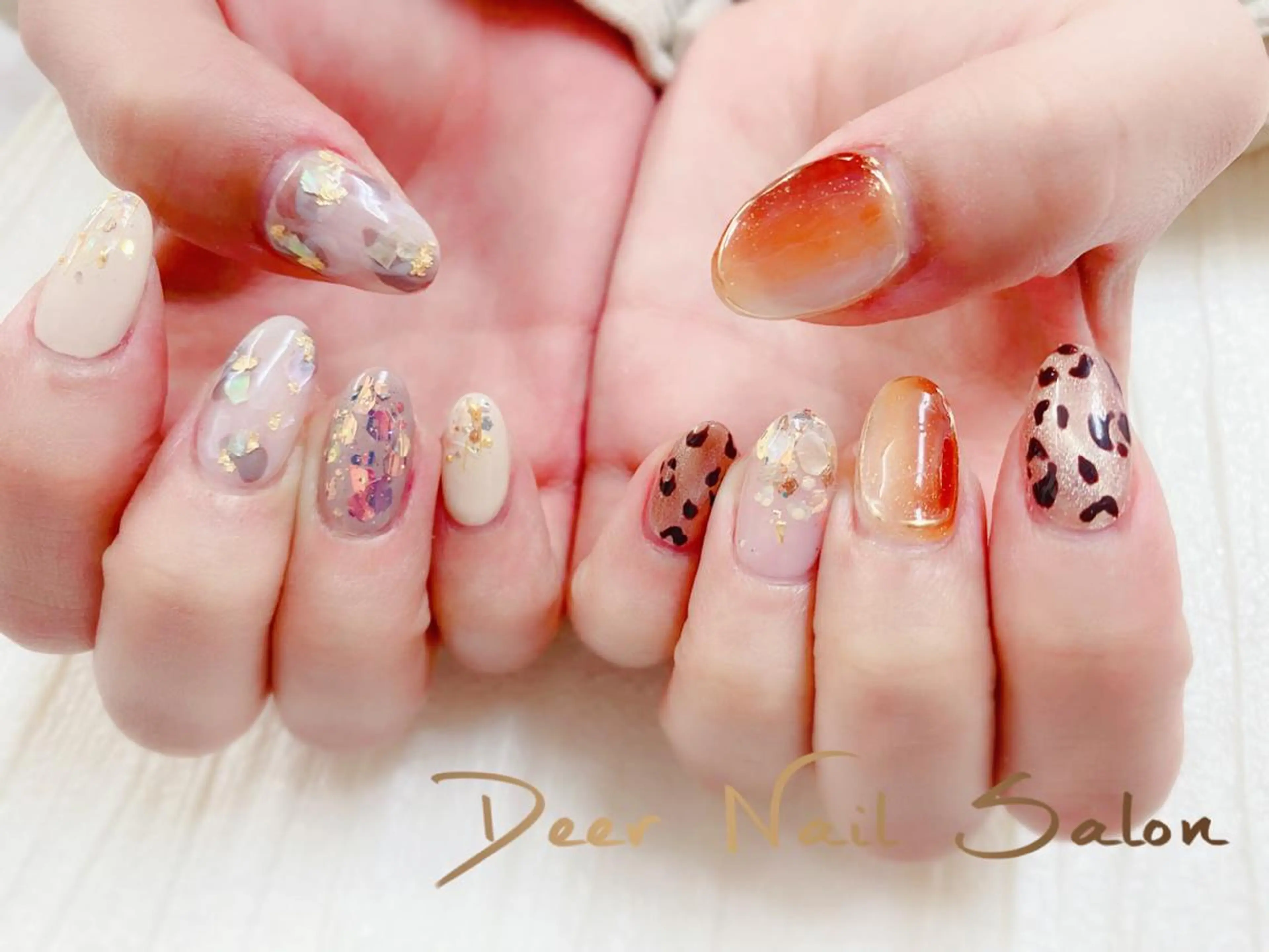 ネイル ハンドネイル Peachy 🍑のネイルデザイン