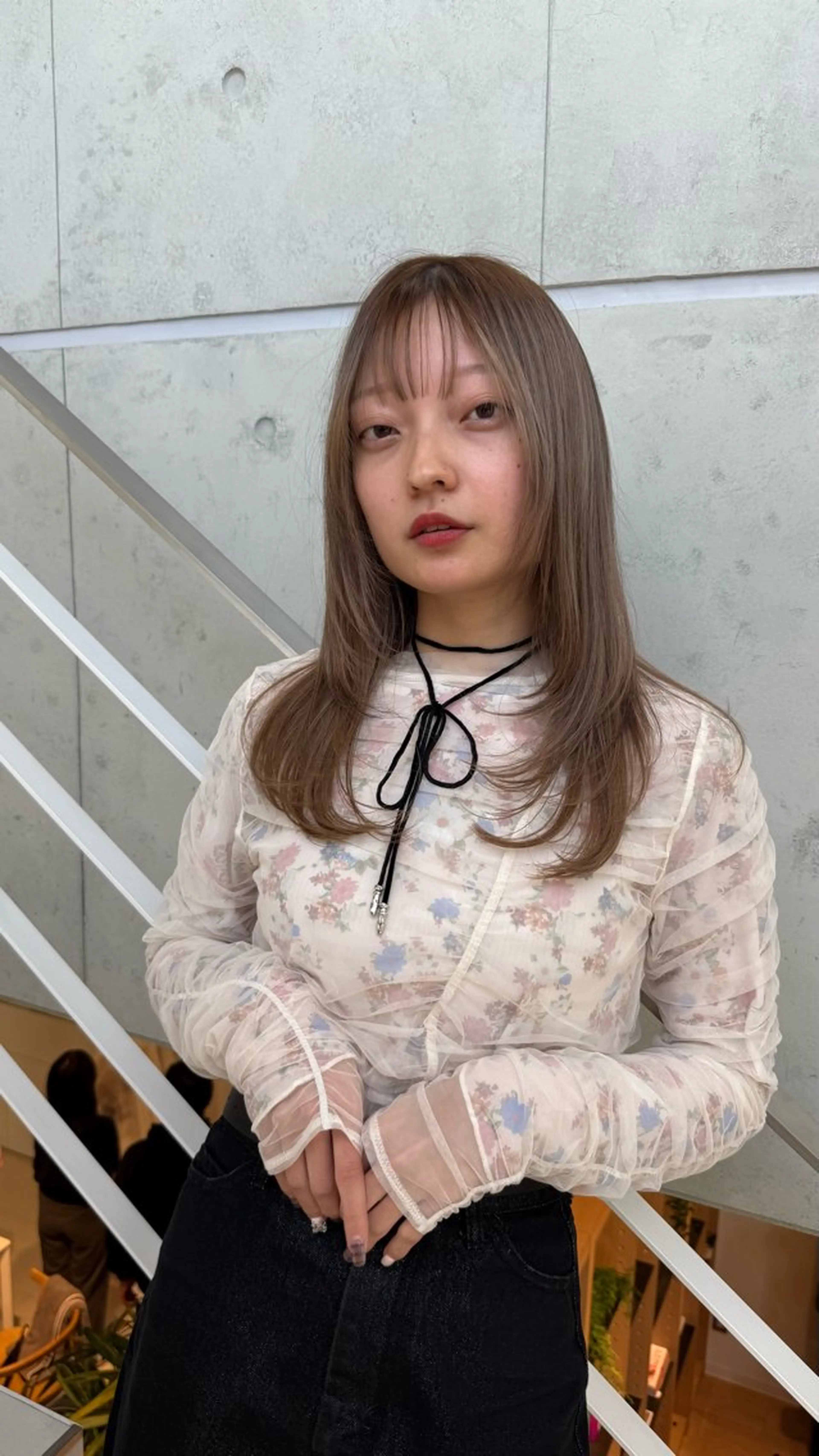 セミロング カット トリートメント セナ 抜け感レイヤー職人のヘアスタイル