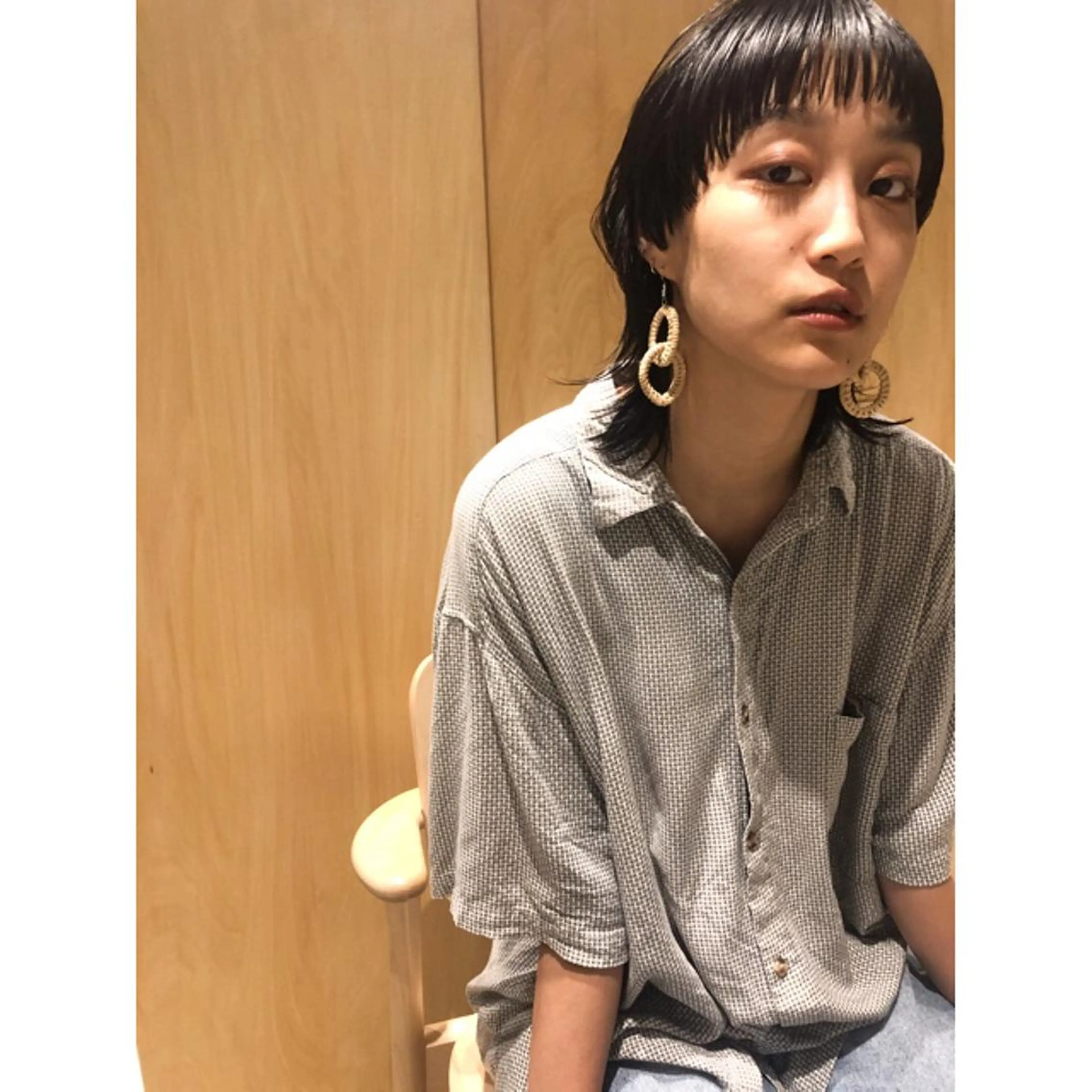 ショート ウルフカット 🌈圧倒的デザイン パーマ　関和希のヘアスタイル