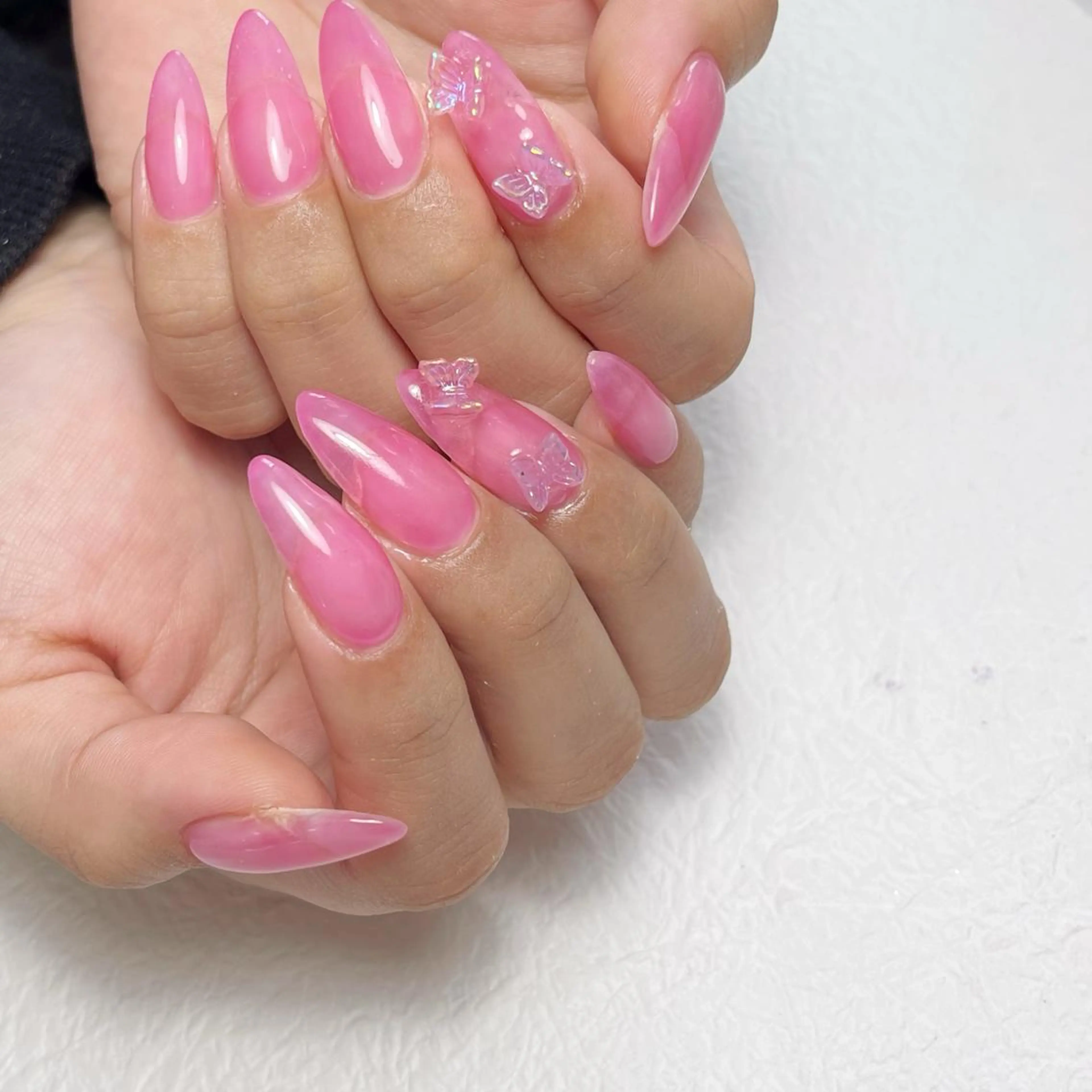 ネイル アートネイル ジェルネイル キラキラネイル 韓国ネイル ミラーネイル Y nail なんば堀江店のネイルデザイン