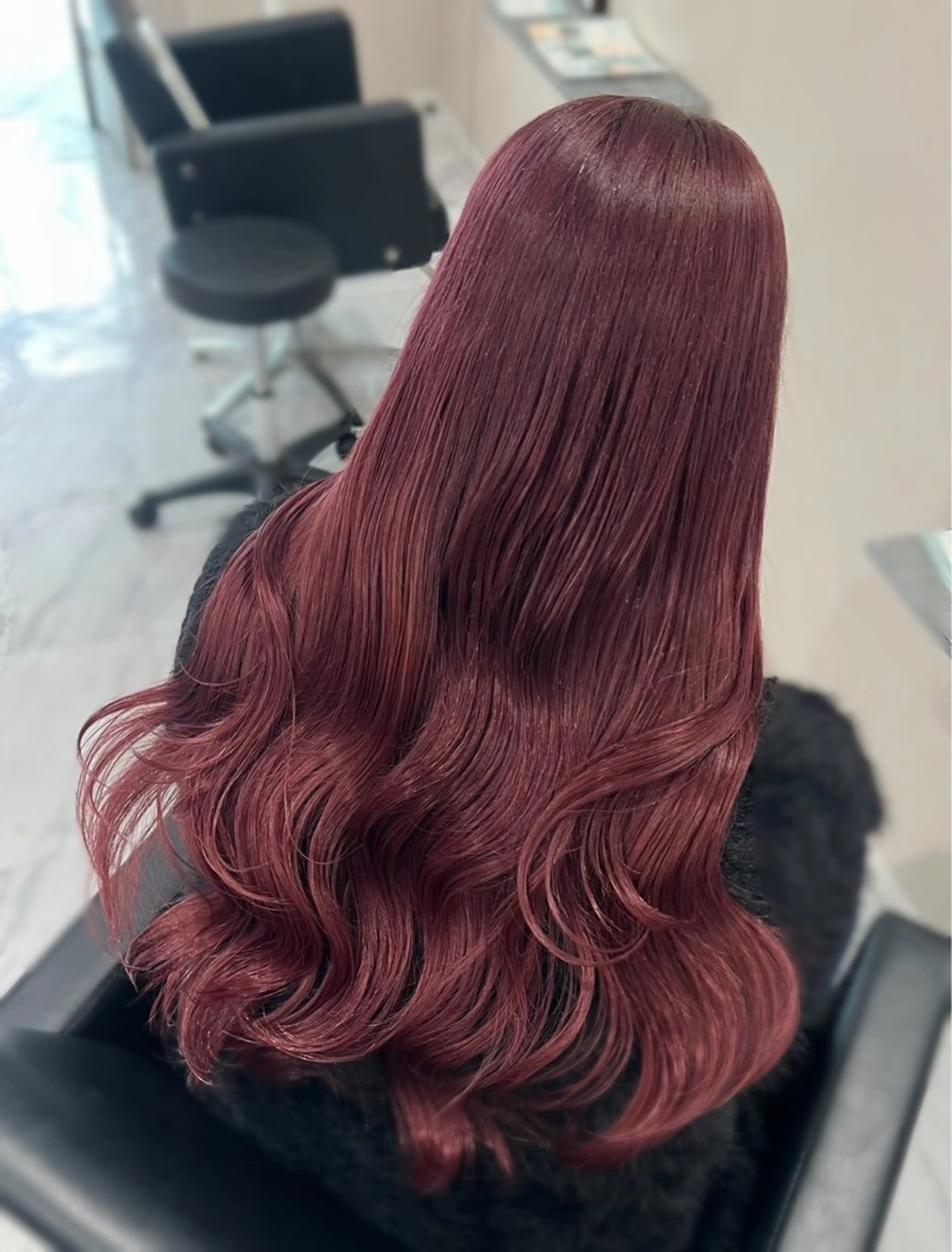 ロング カラー ♡韓国ハイトーンモテ カラー🧡ᩚMIKUのヘアスタイル