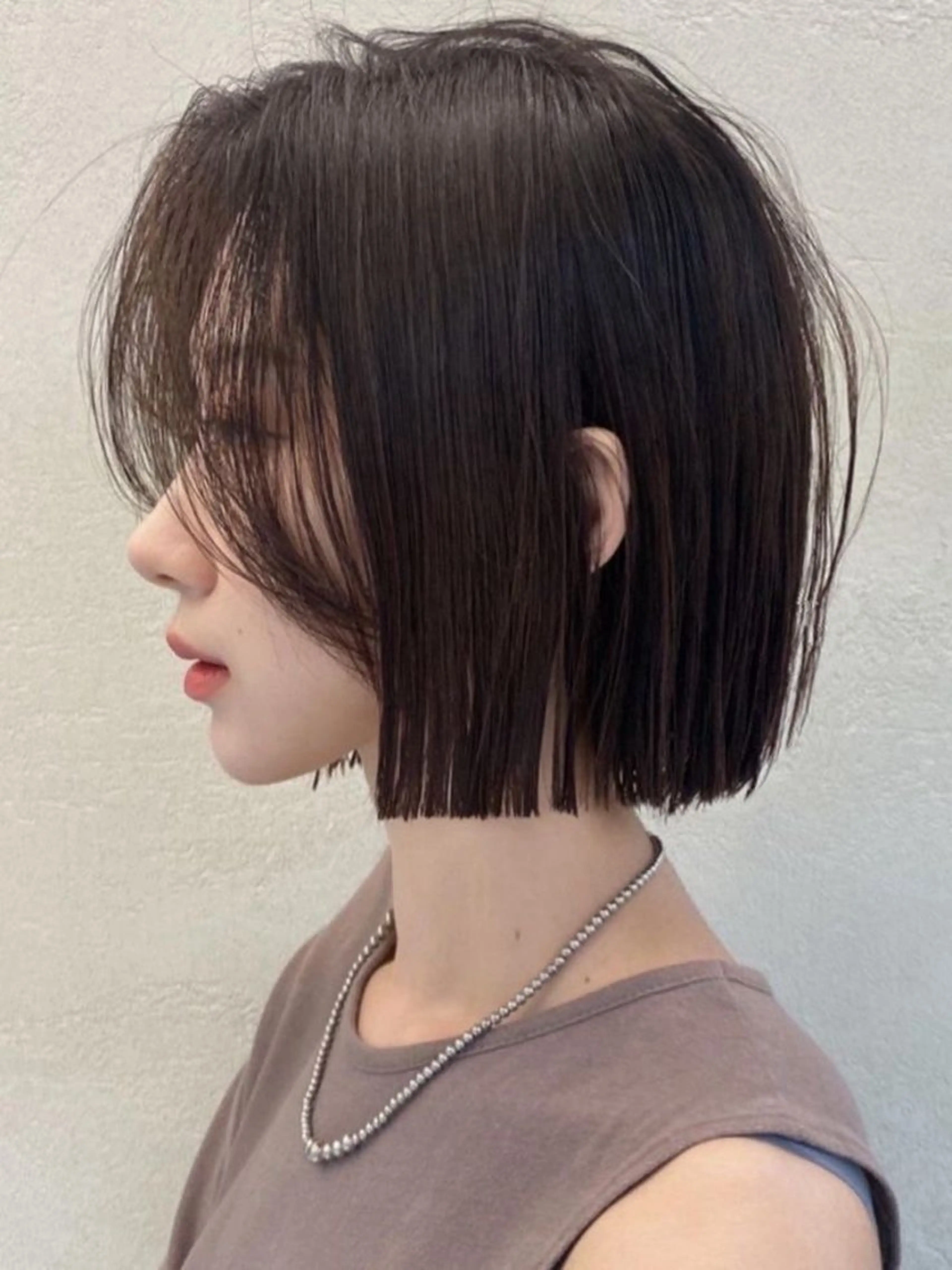 ショート ボブ ブリーチなし/透明感 NONO💖のヘアスタイル