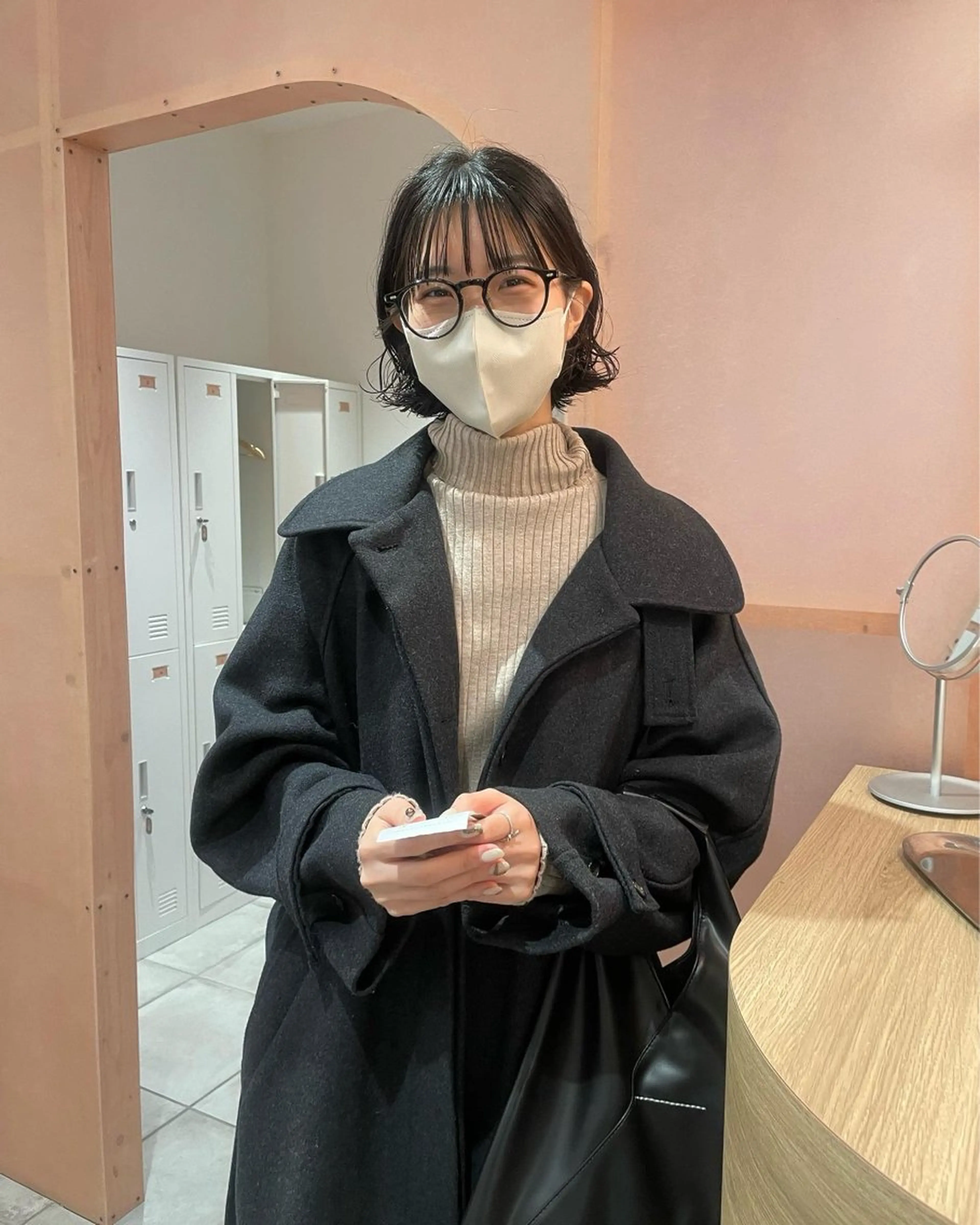 ショート パーマ 前原  千尋のヘアスタイル