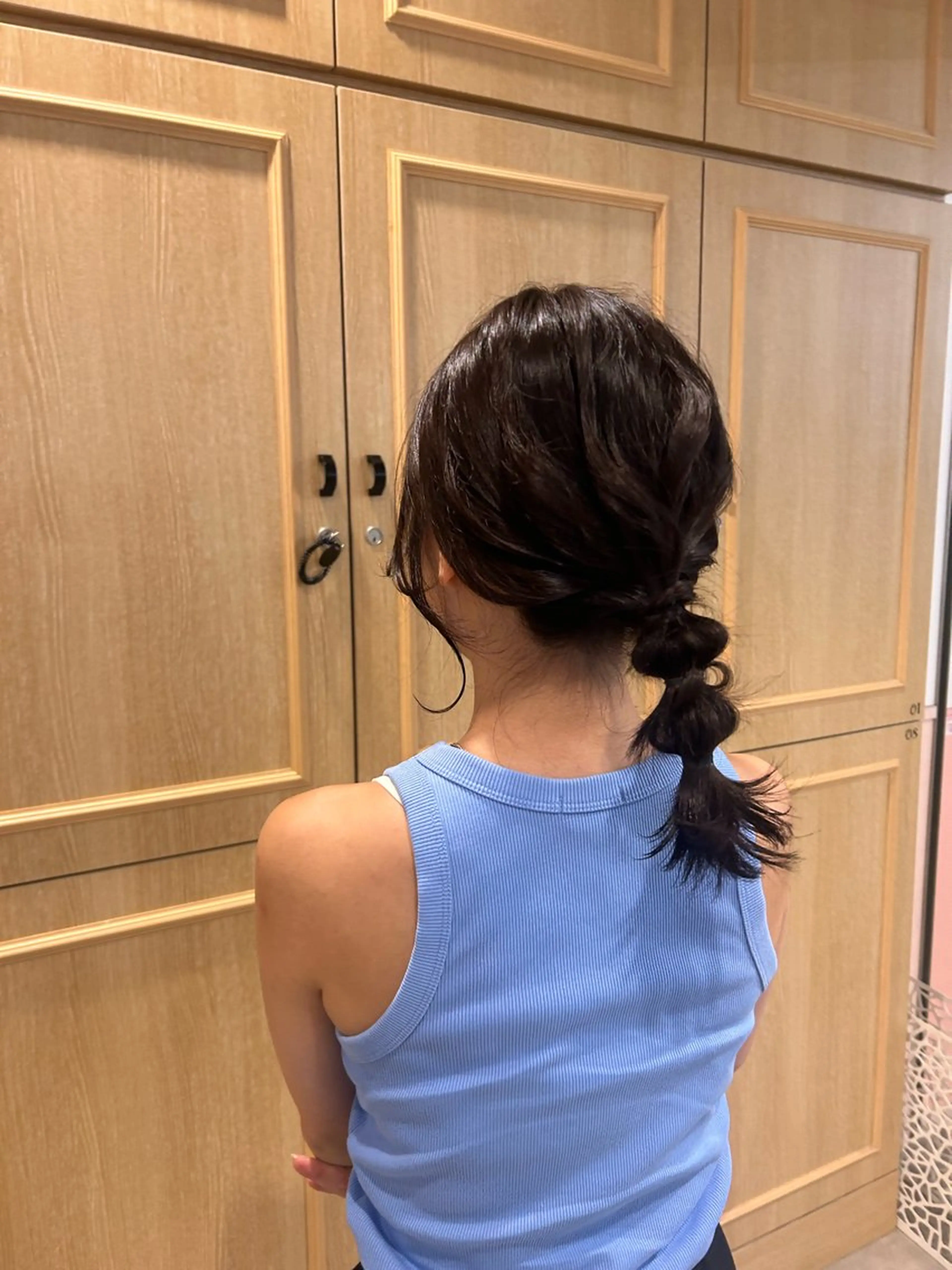 ミディアム ヘアカラー LaBless あべのキューズモール所属・ヘアセット/艶カラー /まつげパーマ/りおのヘアスタイル