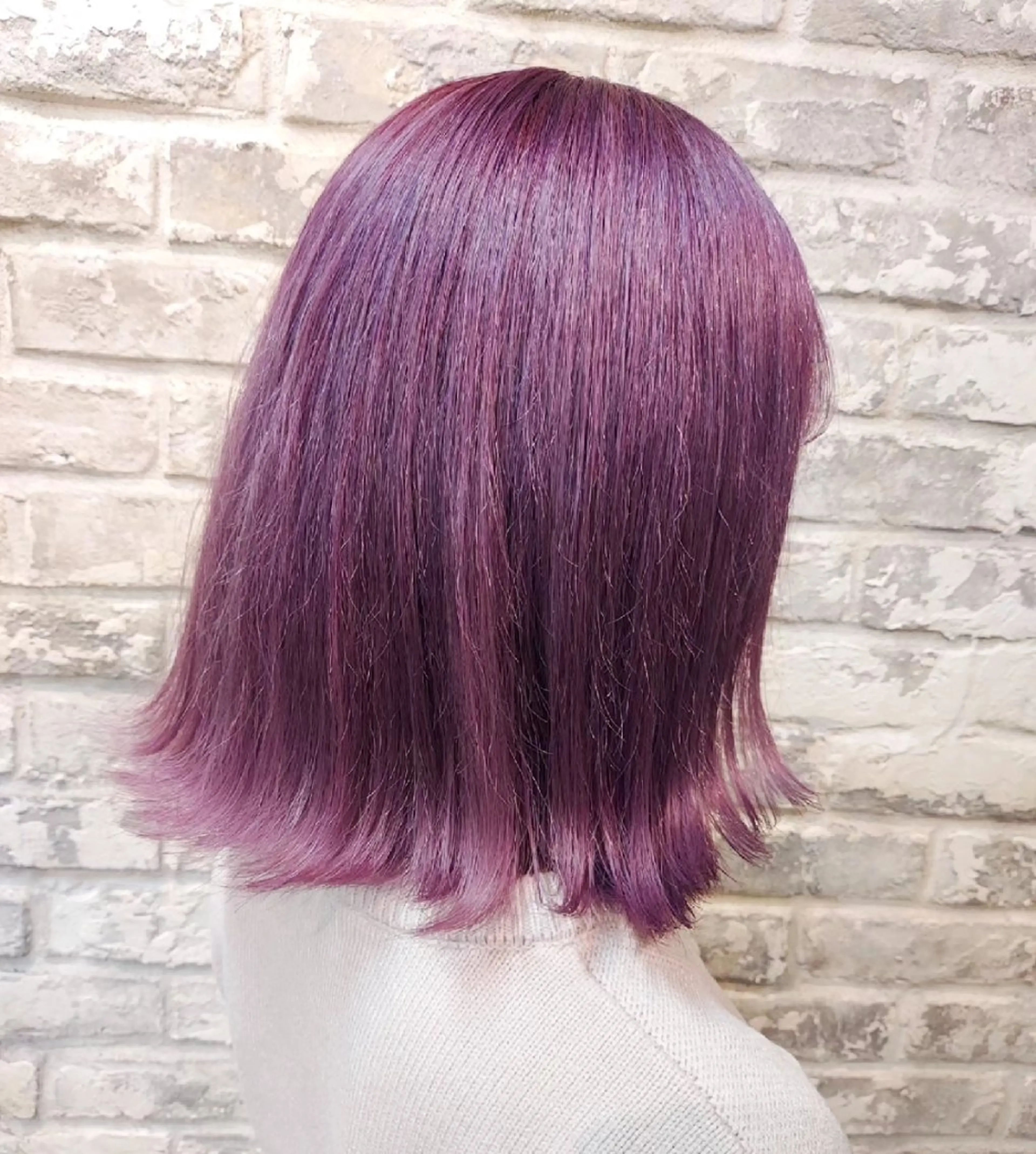 ミディアム カラー パープルカラー ヘアカラー トリートメント ブリーチ・ハイトーン 特化🎉内山のヘアスタイル