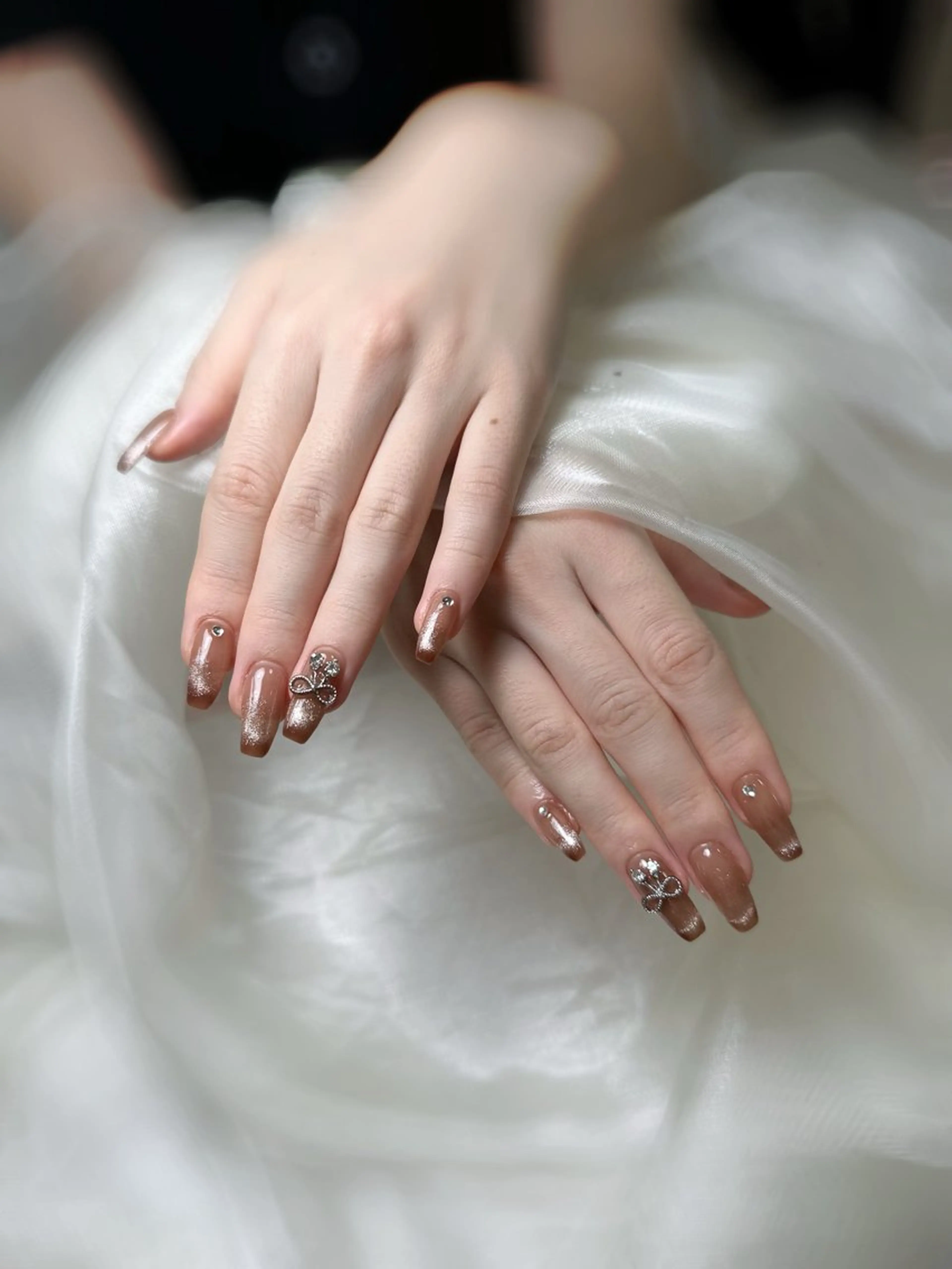 ネイル マグネットネイル ハンドネイル Maggie nailクロのネイルデザイン