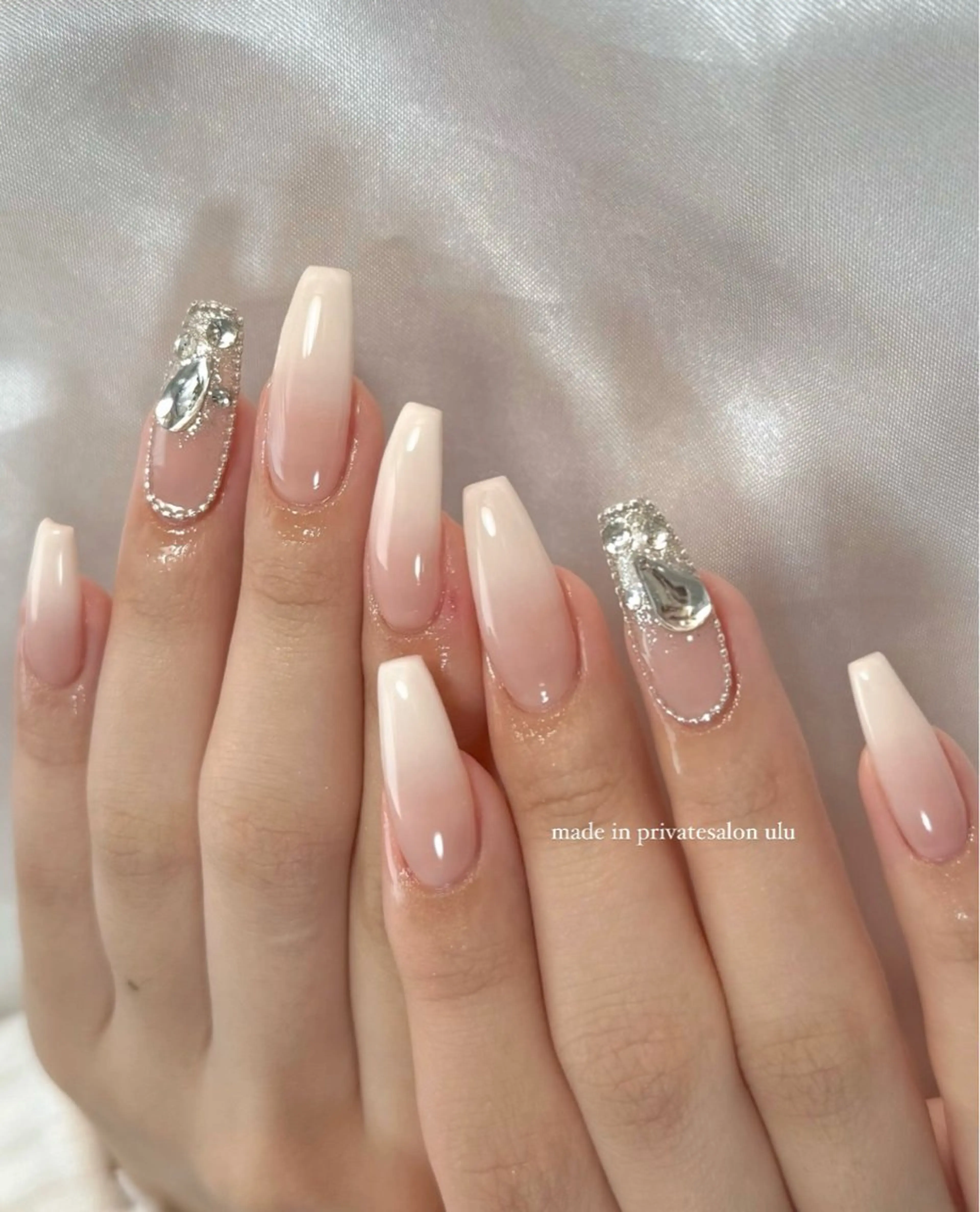 【オフなし】color gradation / color lame frenchの写真