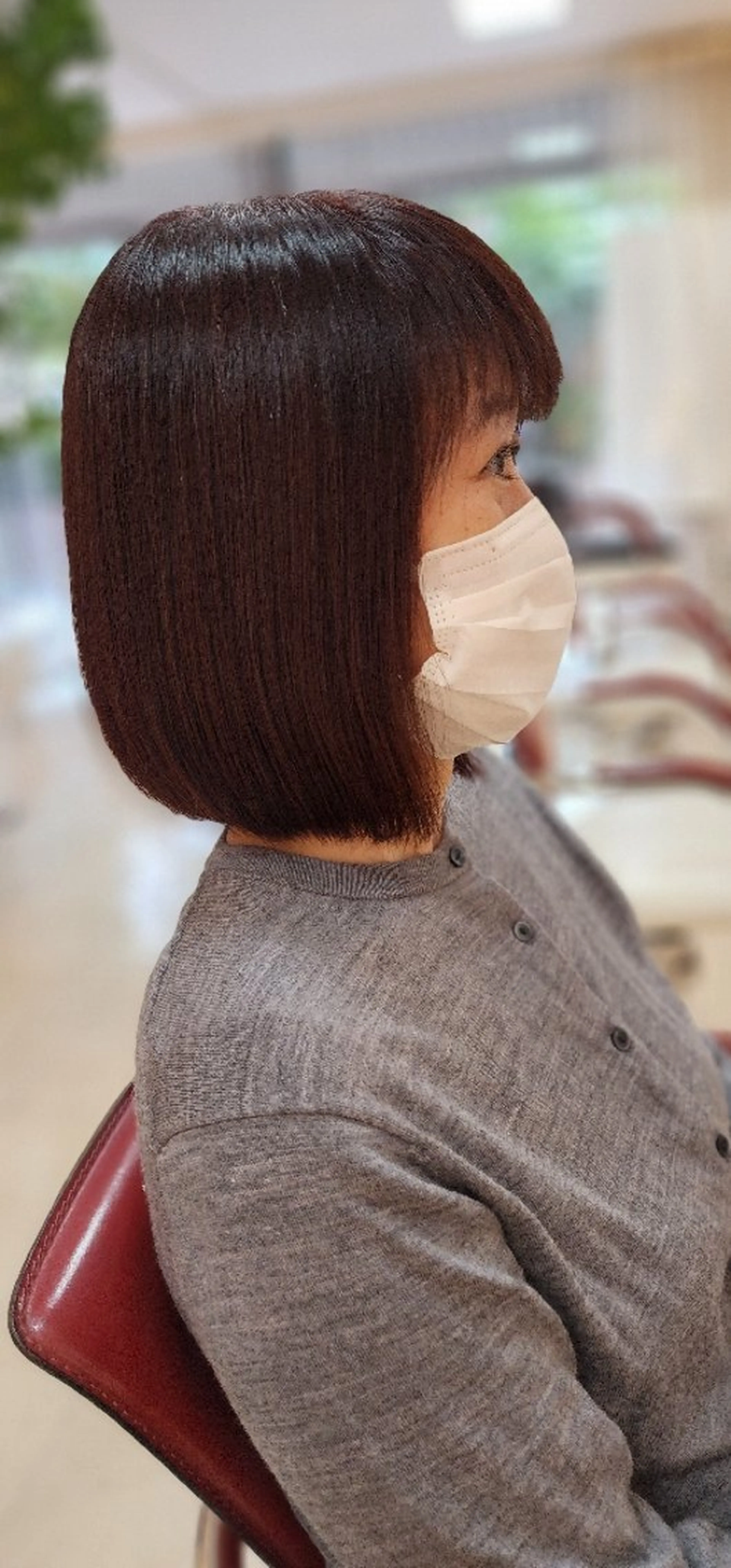 ミディアム カラー 髪質改善 hairmake Juinのヘアスタイル