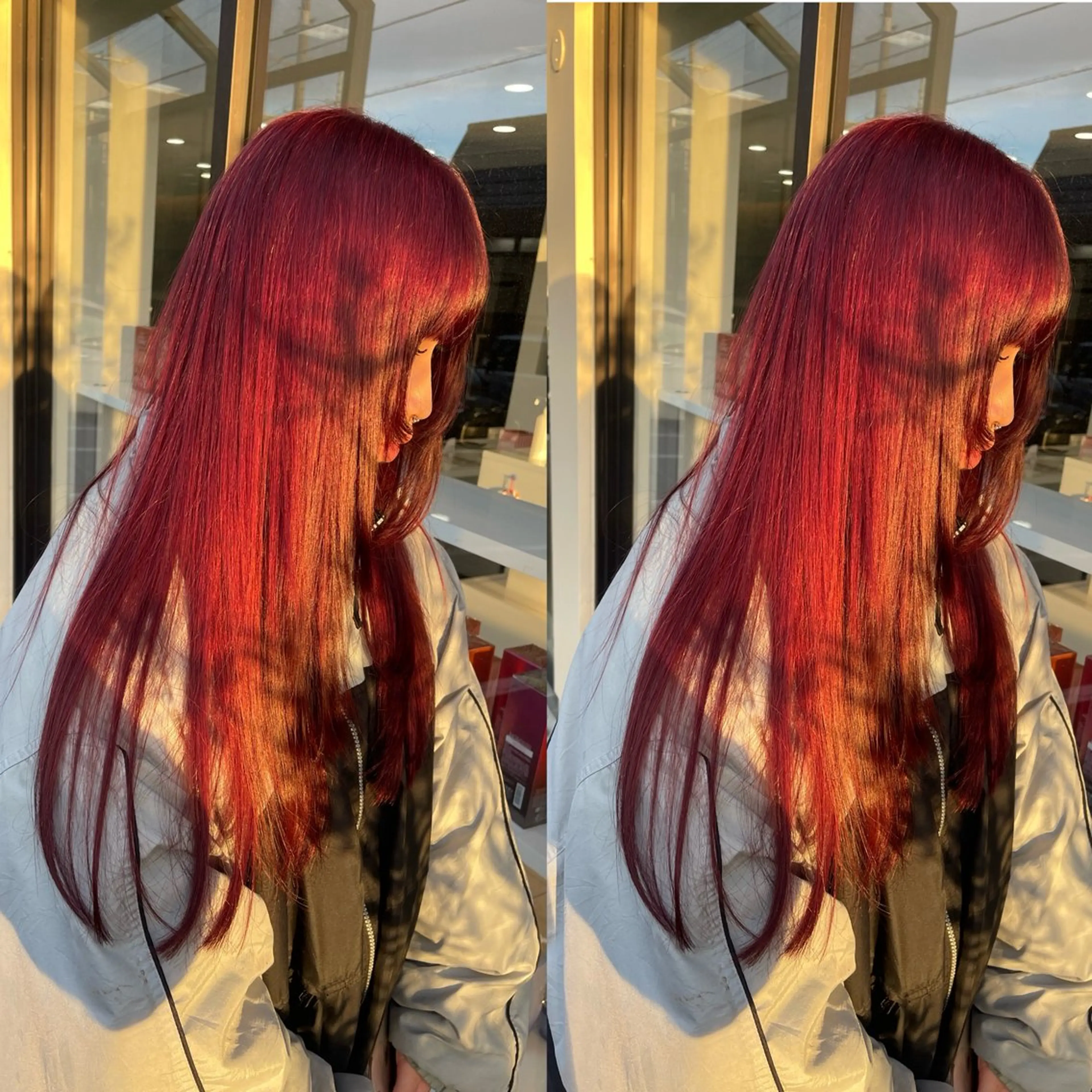 ロング カット ヘアカラー トリートメント 超透明感カラー🦋韓 国羽エクステ🪽🫧のマツエク・マツパデザイン
