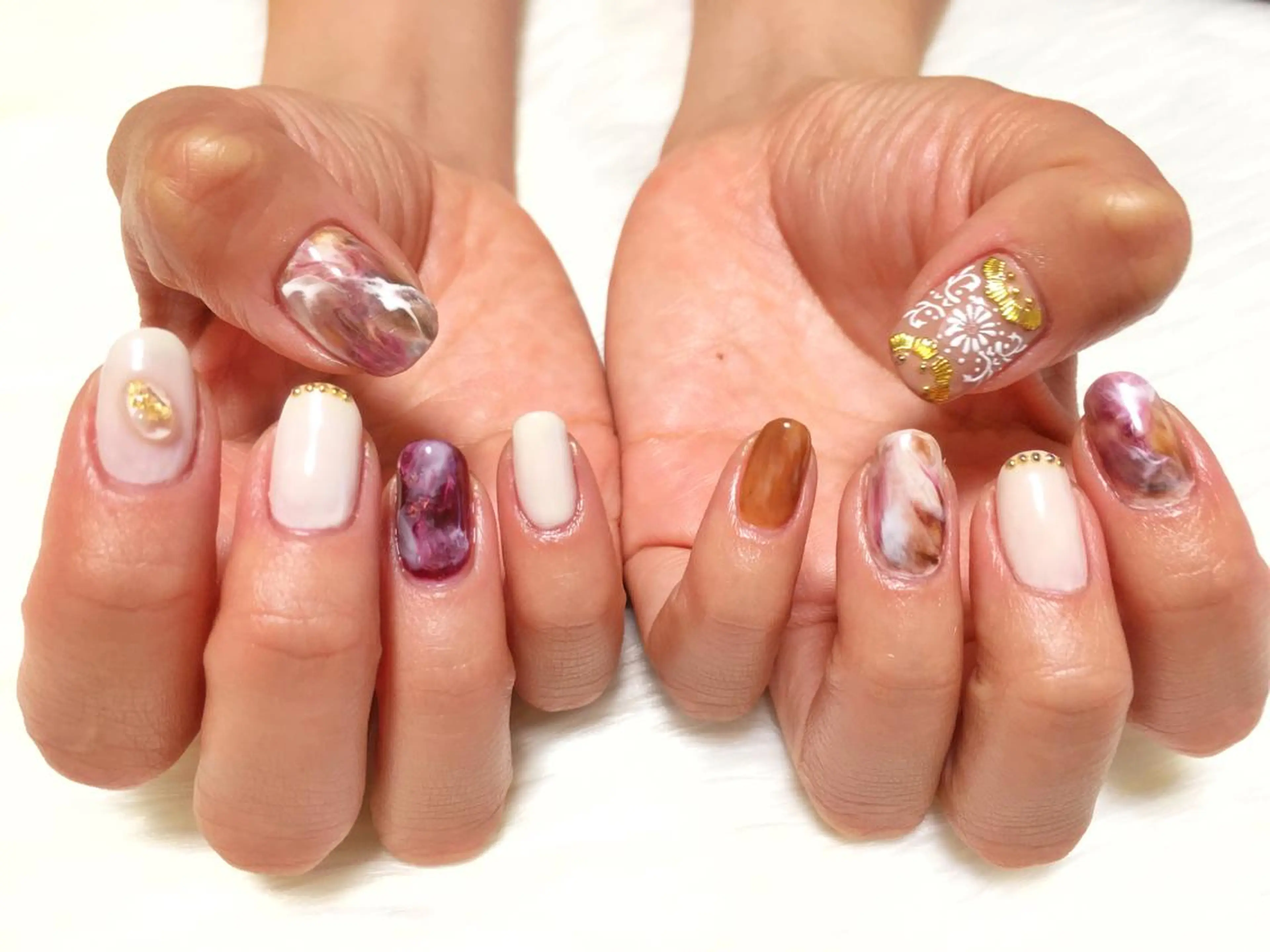 ネイル ニュアンスネイル ハンドネイル nouva nailsのネイルデザイン