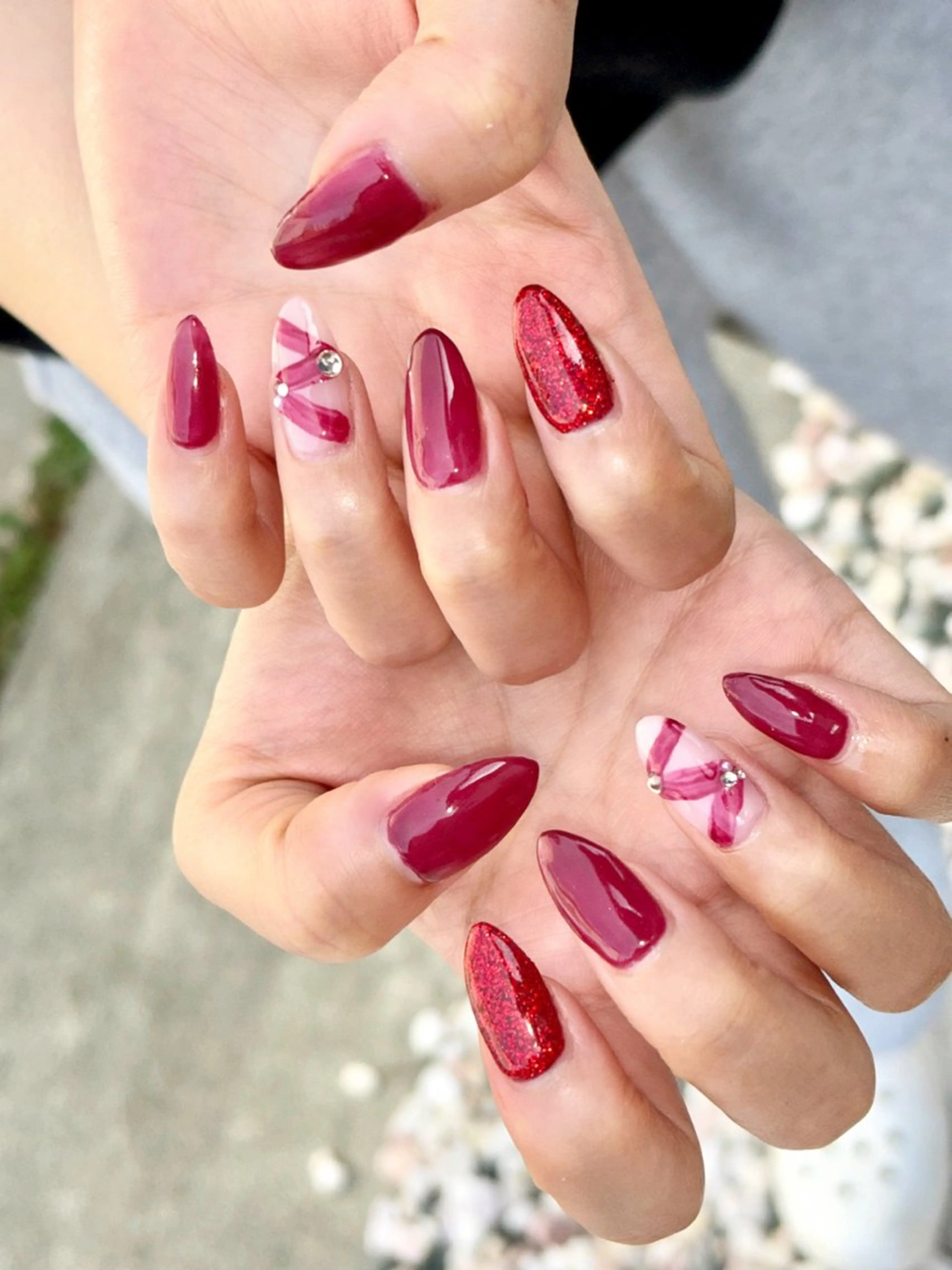 ネイル ロングネイル ハンドネイル ジェシー ネイルのネイルデザイン